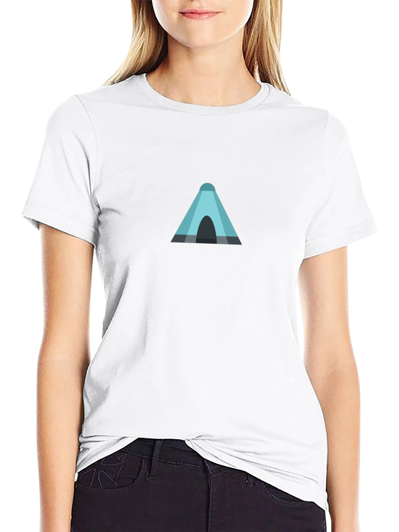Modern Tent Graphic Tee - Black