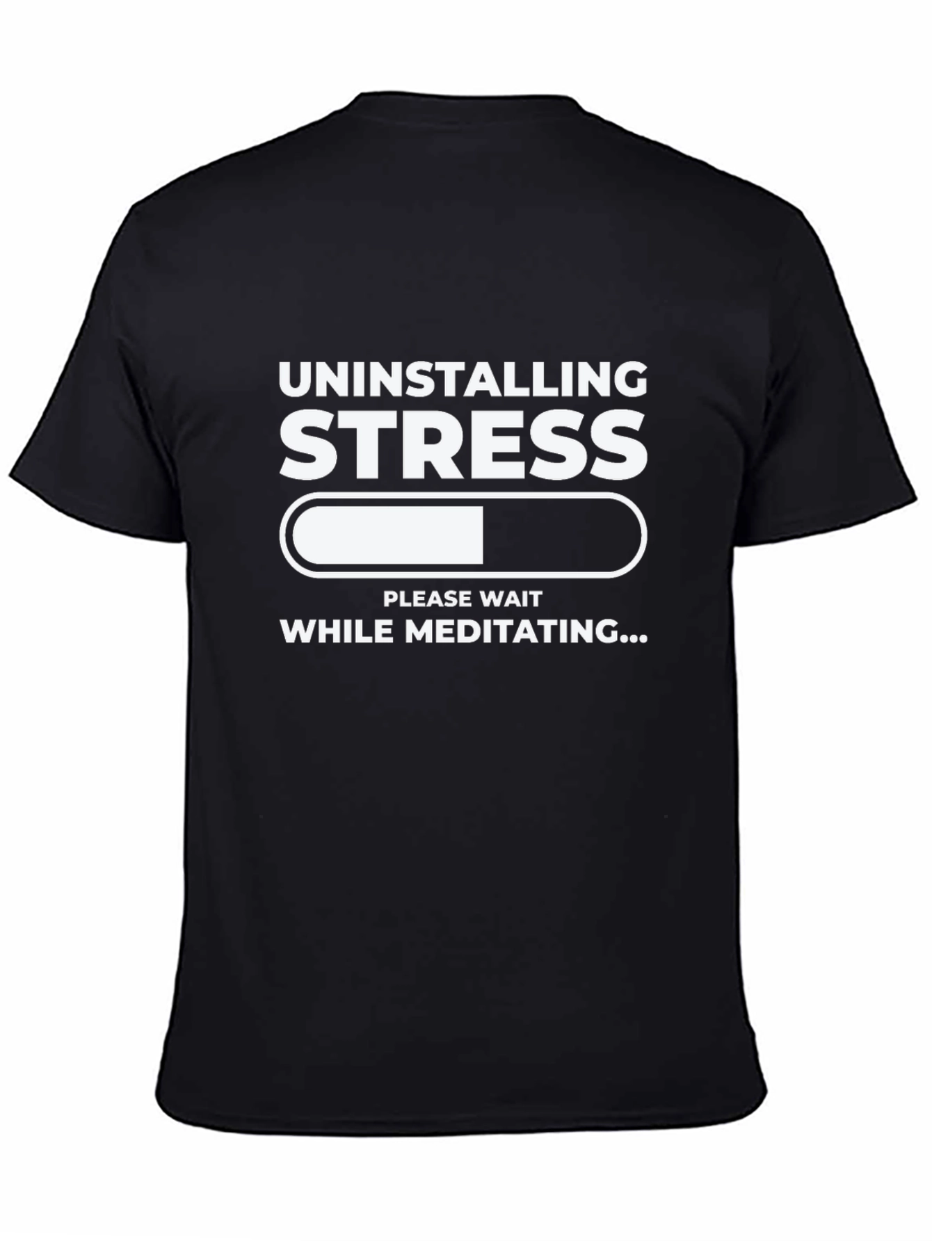 Uninstalling Stress Meditation T-Shirt