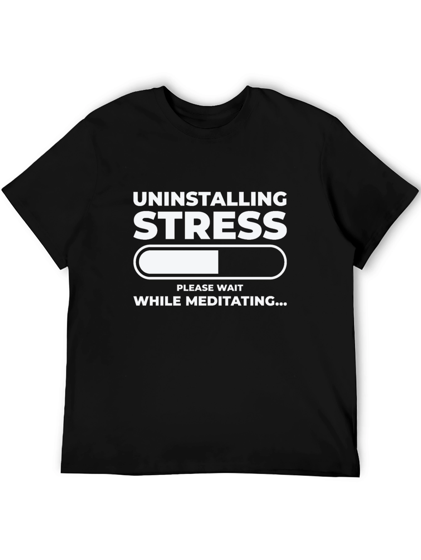 Uninstalling Stress Meditation T-Shirt