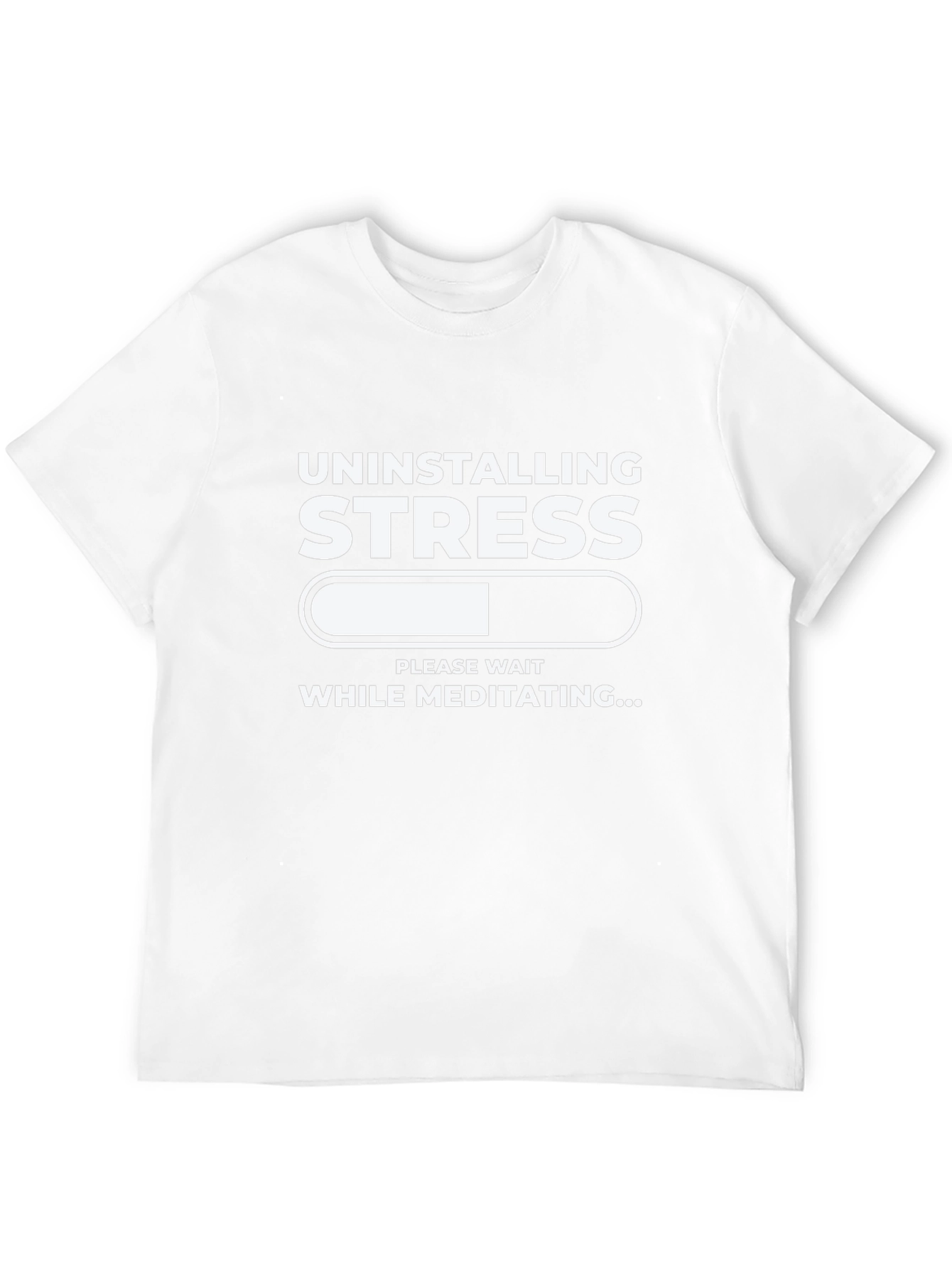 Uninstalling Stress Meditation T-Shirt