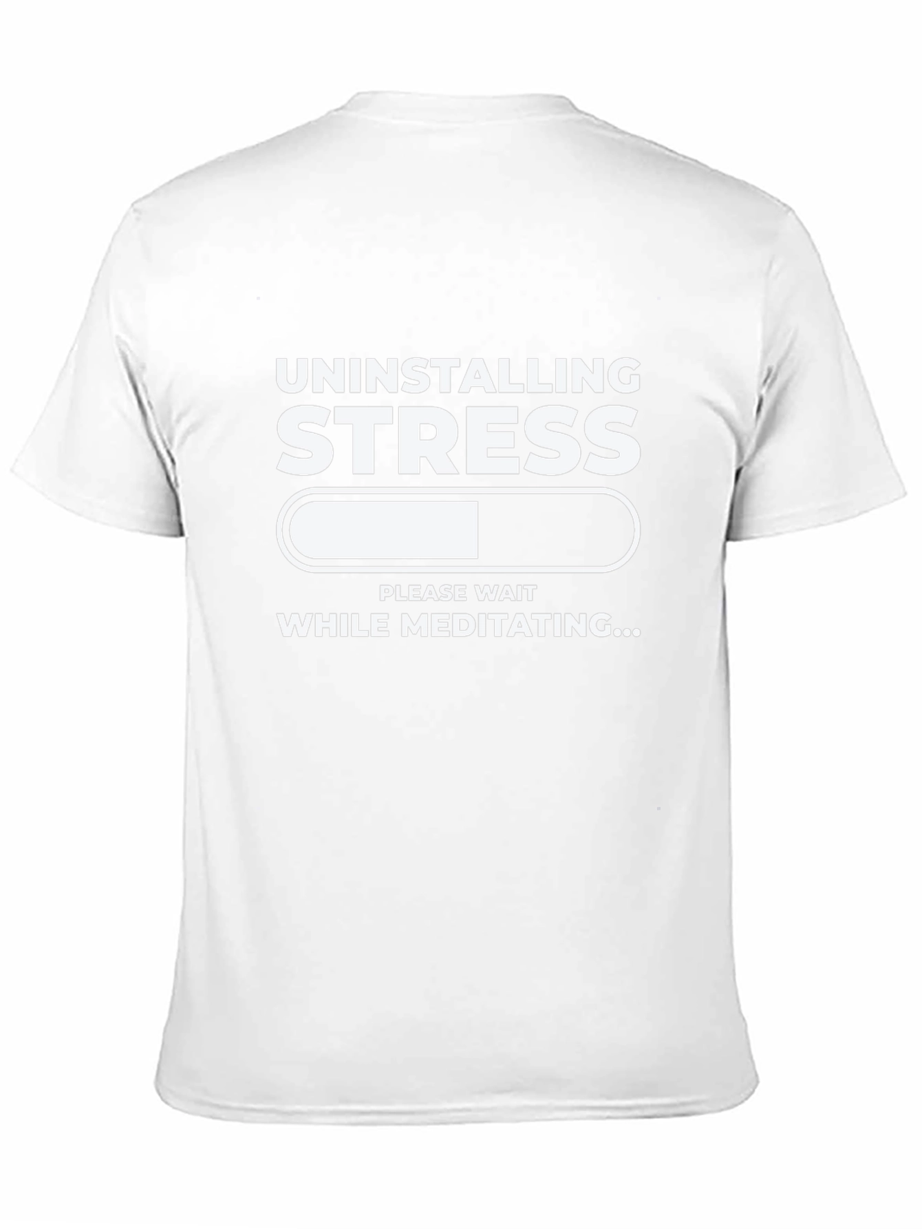 Uninstalling Stress Meditation T-Shirt