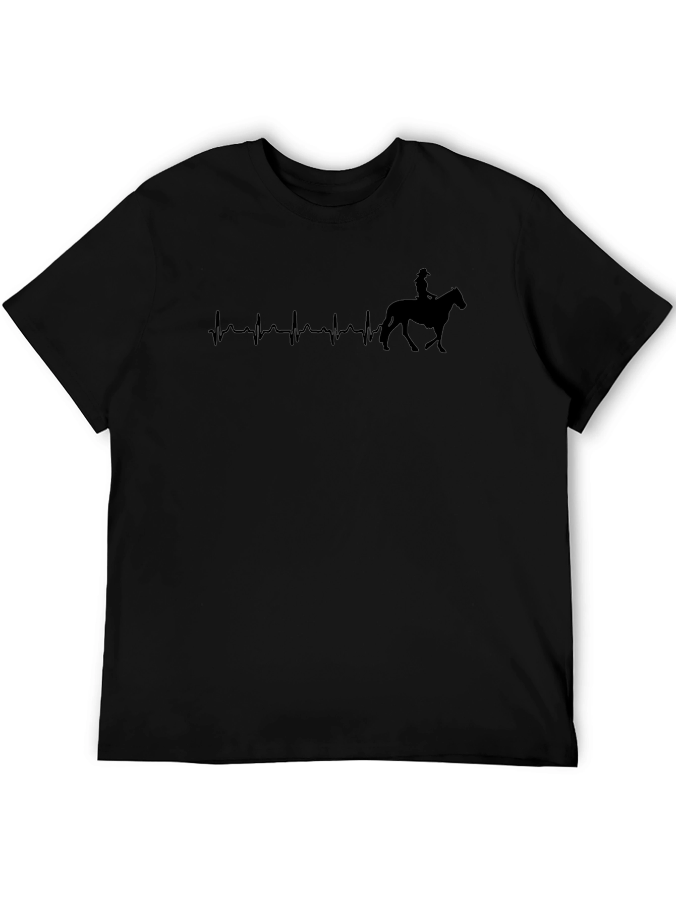 Equestrian Heartbeat T-Shirt - Horse Lover Tee