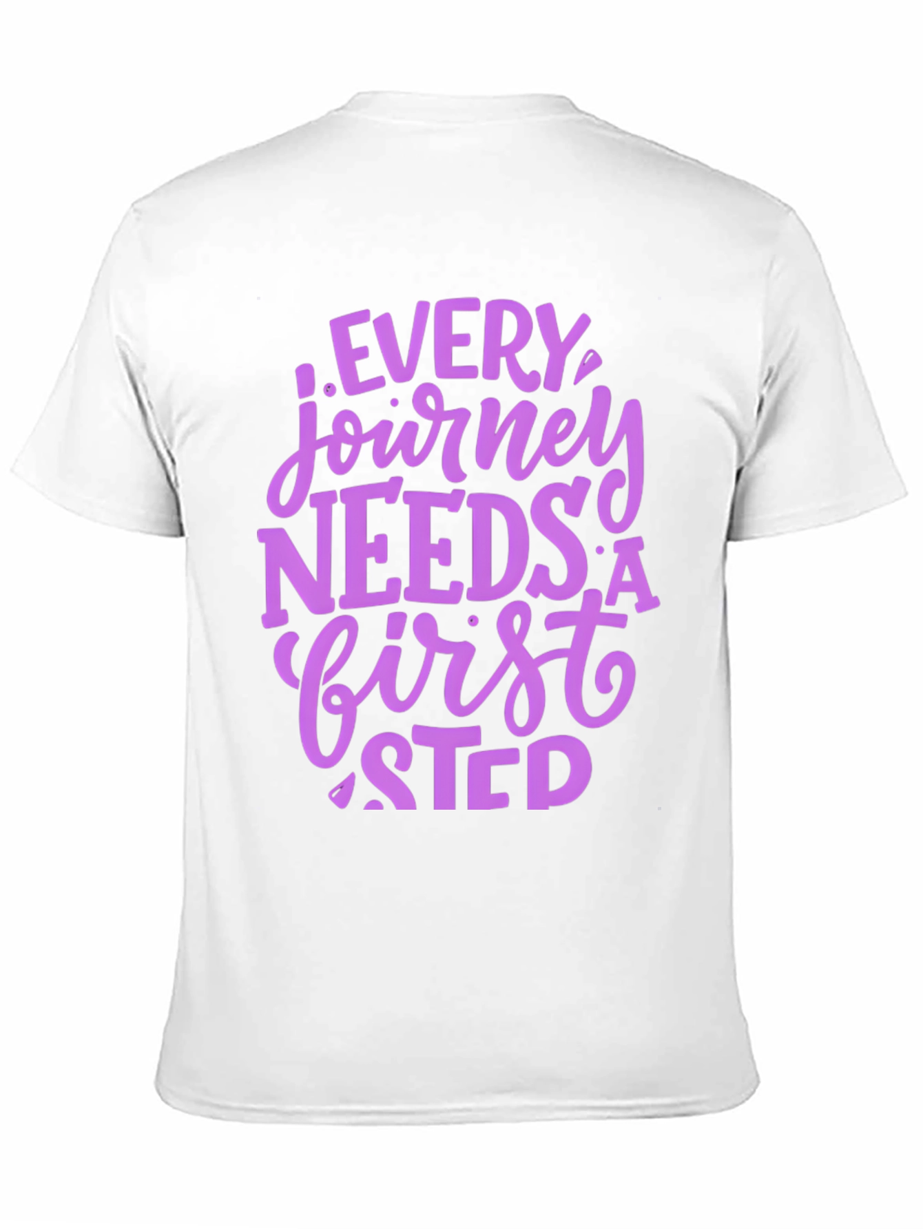 Journey First Step Graphic Tee - Inspirational Shirt