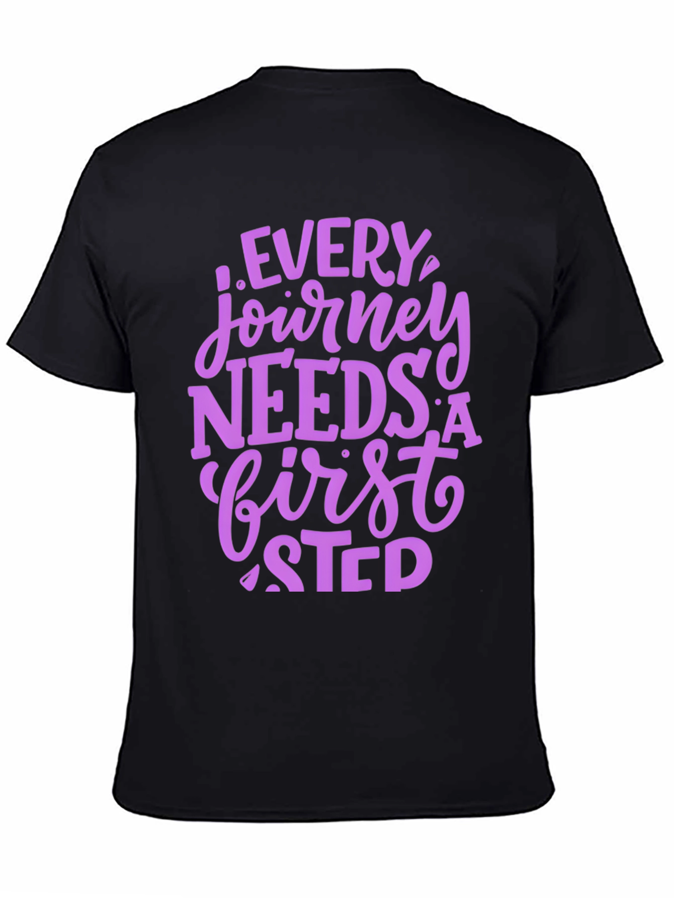 Journey First Step Graphic Tee - Inspirational Shirt