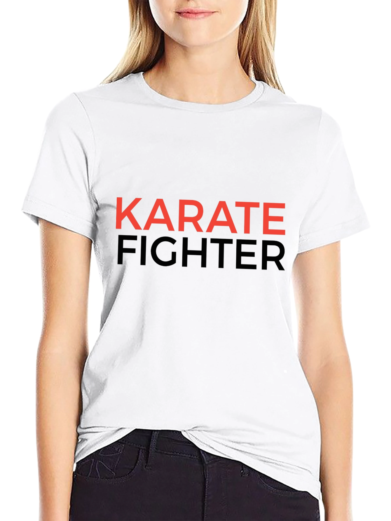 Karate Fighter Graphic T-Shirt - Stylish Martial Arts Tee