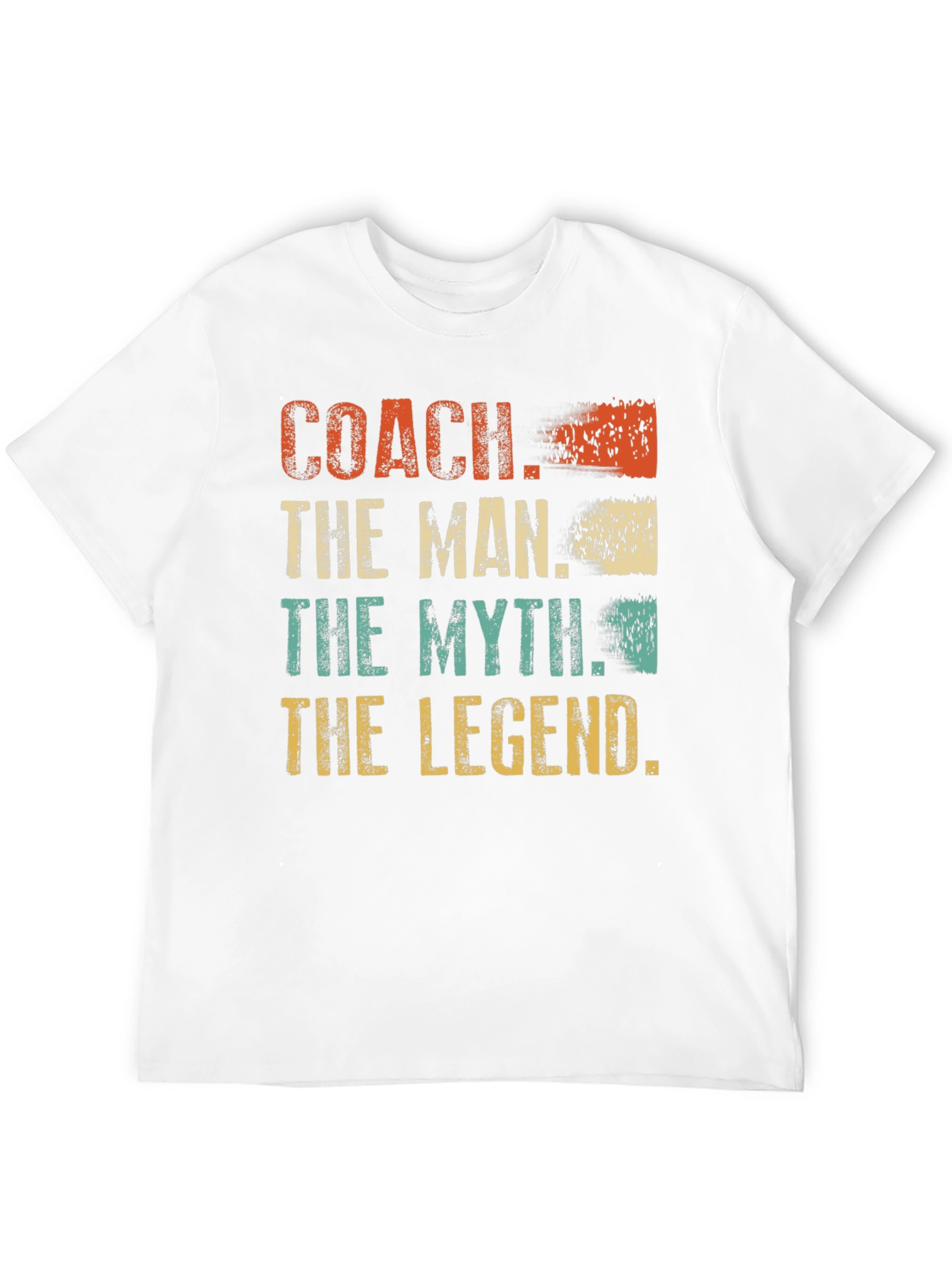 Coach The Man The Myth The Legend Black T-Shirt