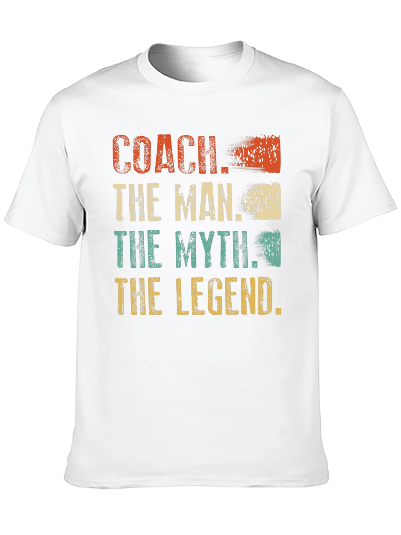Coach The Man The Myth The Legend Black T-Shirt