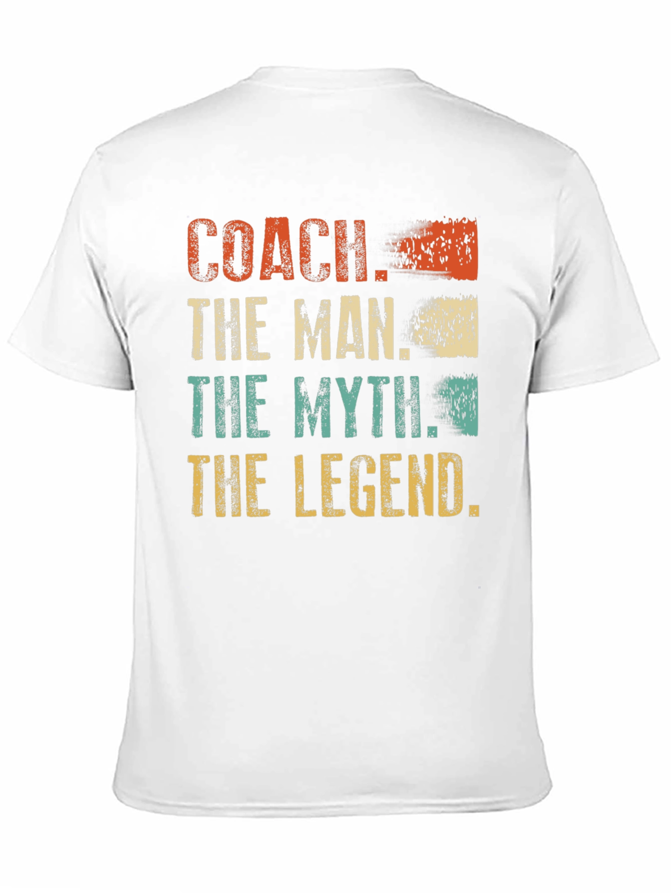Coach The Man The Myth The Legend Black T-Shirt
