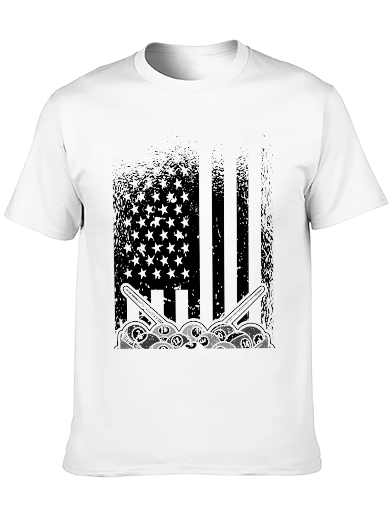 Drummer American Flag Graphic Tee