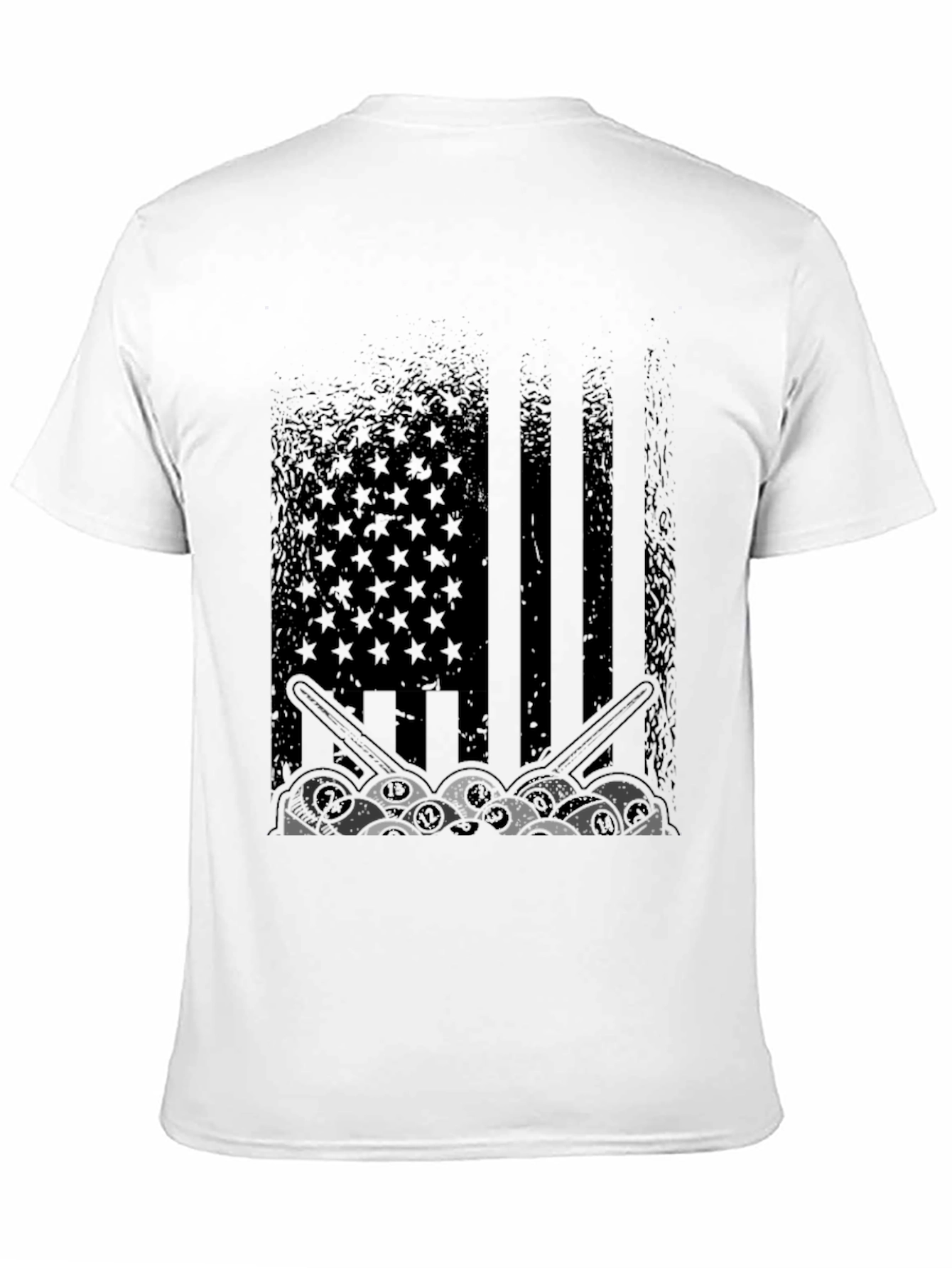 Drummer American Flag Graphic Tee