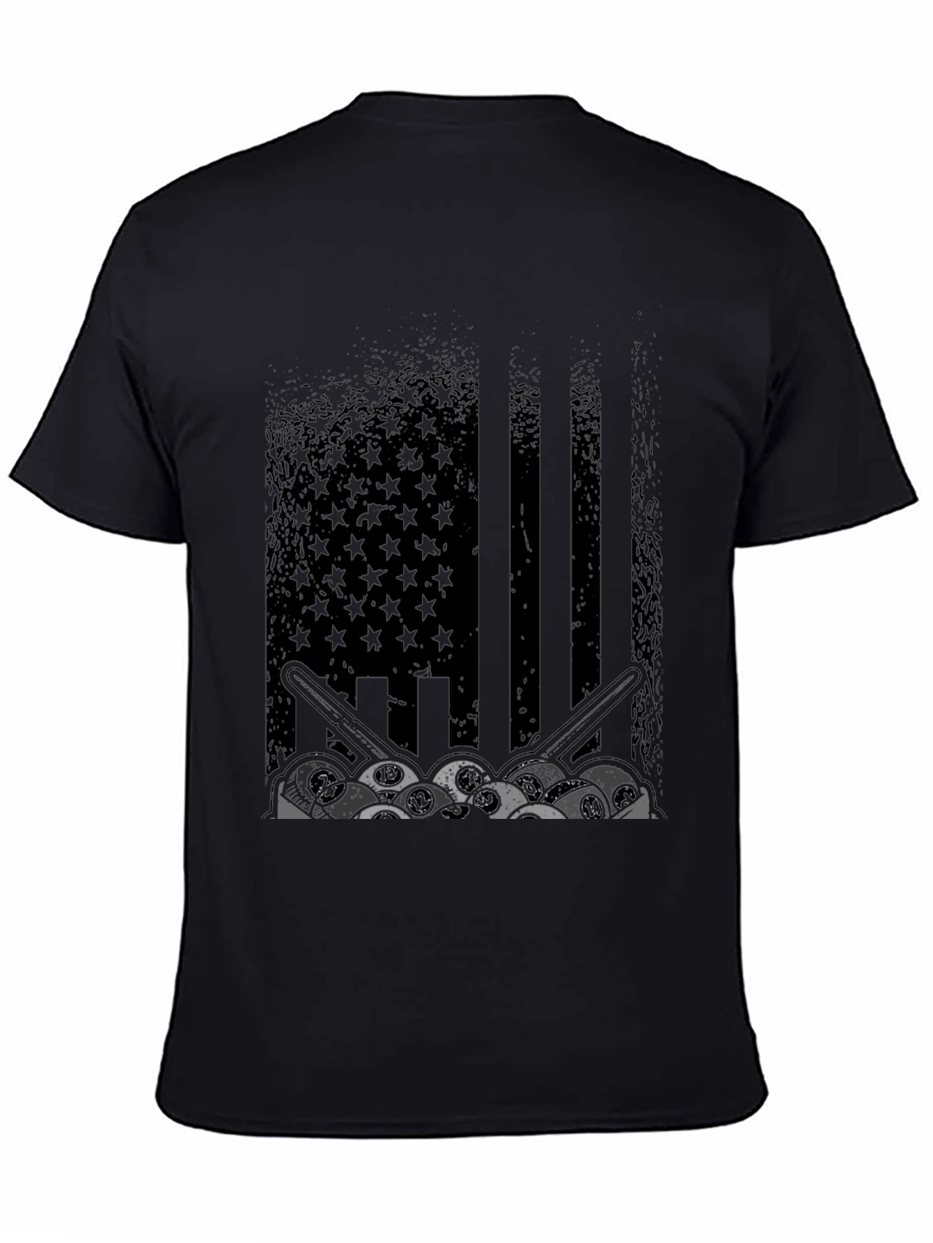 Drummer American Flag Graphic Tee