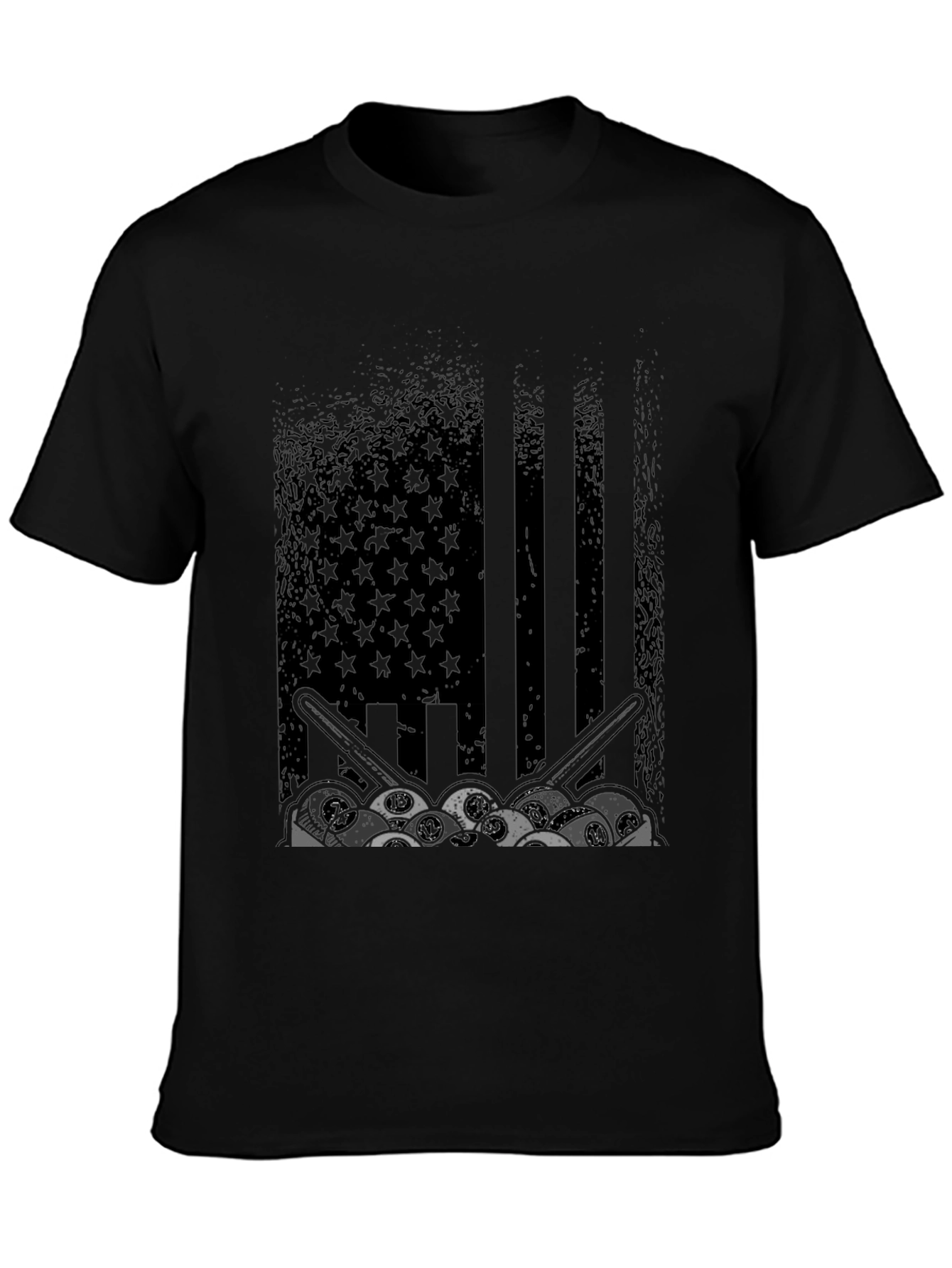 Drummer American Flag Graphic Tee