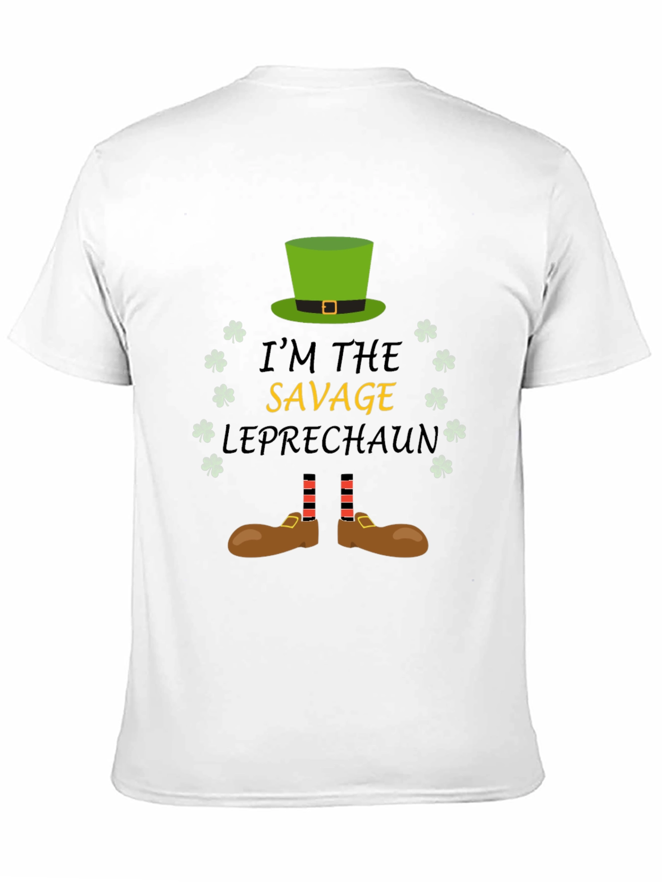 Savage Leprechaun St. Patricks Day Graphic Tee