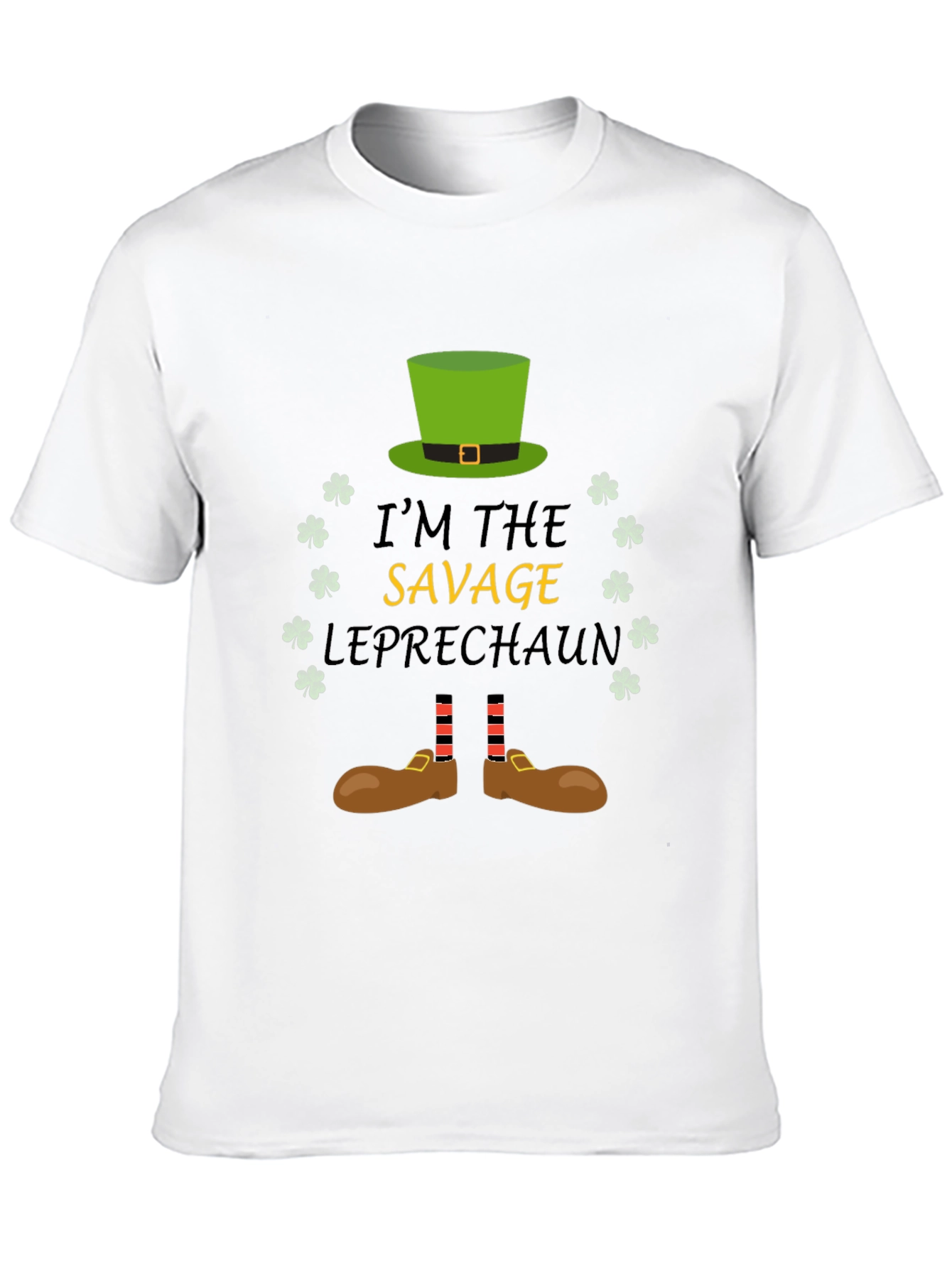 Savage Leprechaun St. Patricks Day Graphic Tee