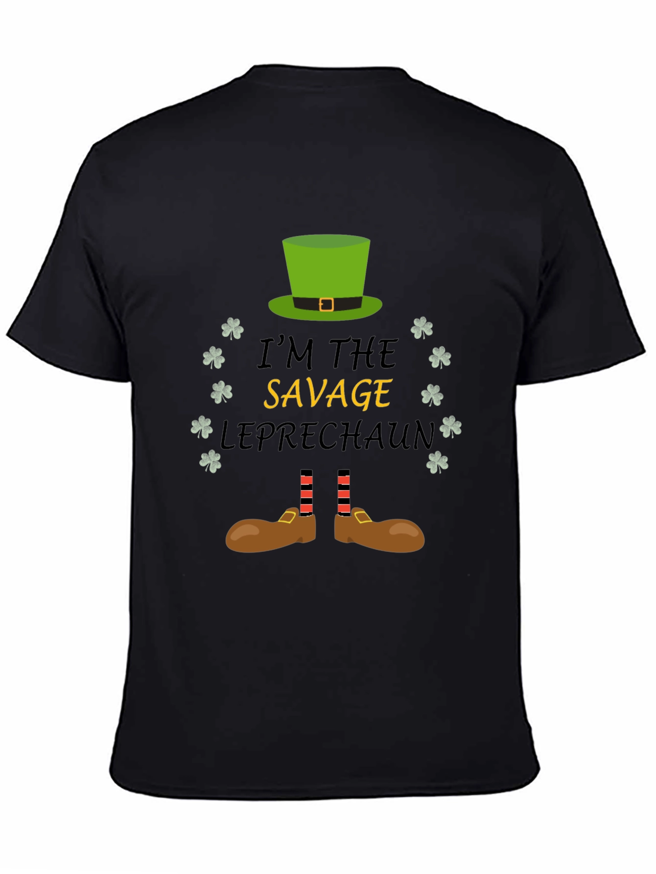 Savage Leprechaun St. Patricks Day Graphic Tee