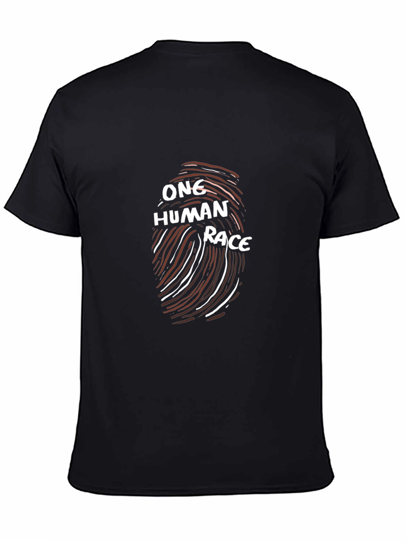 One Human Race Graphic Tee - Black