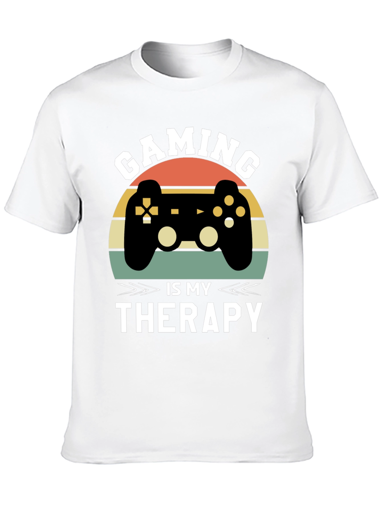 Gaming Is My Therapy T-Shirt Retro Style