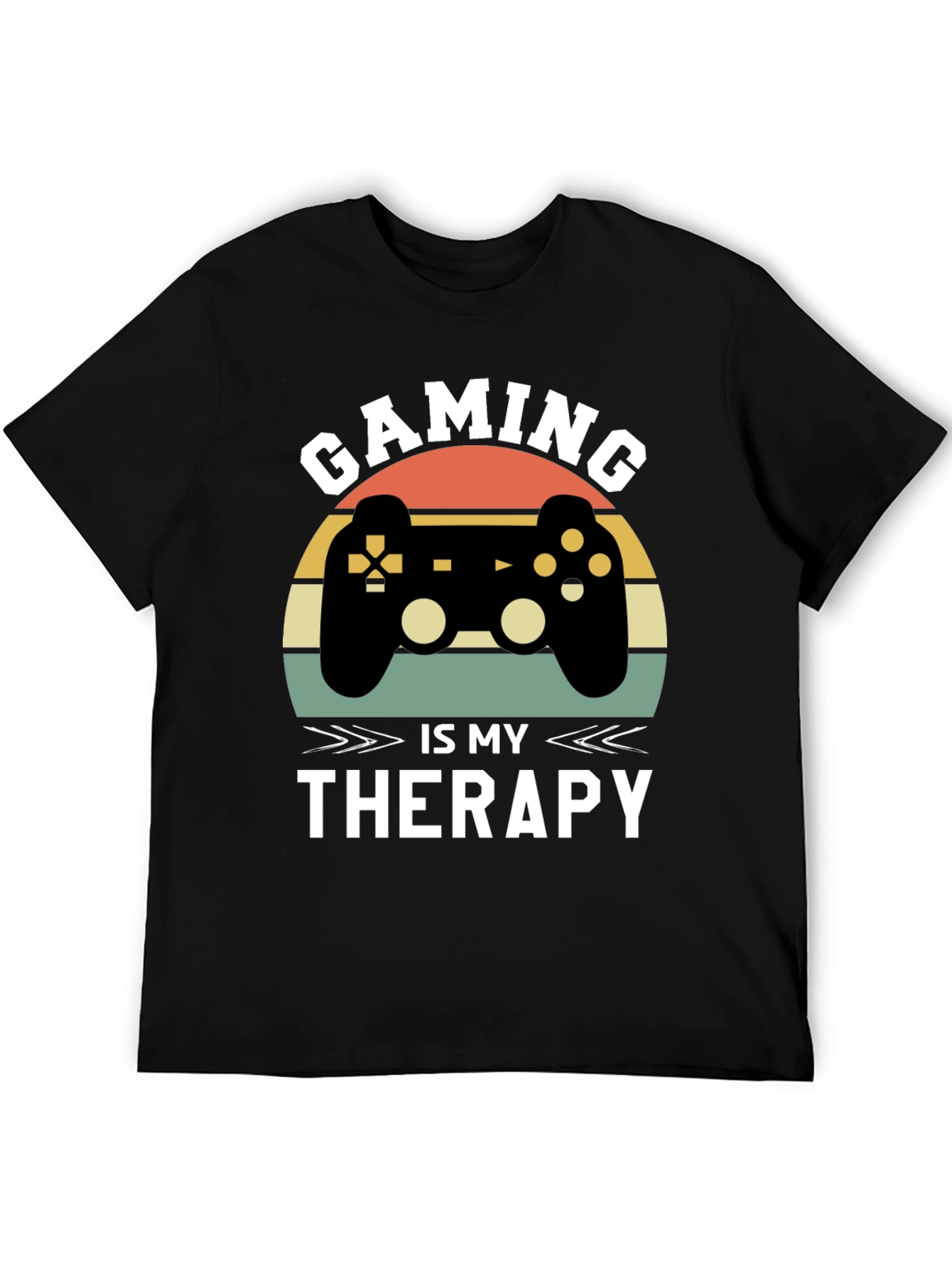 Gaming Is My Therapy T-Shirt Retro Style