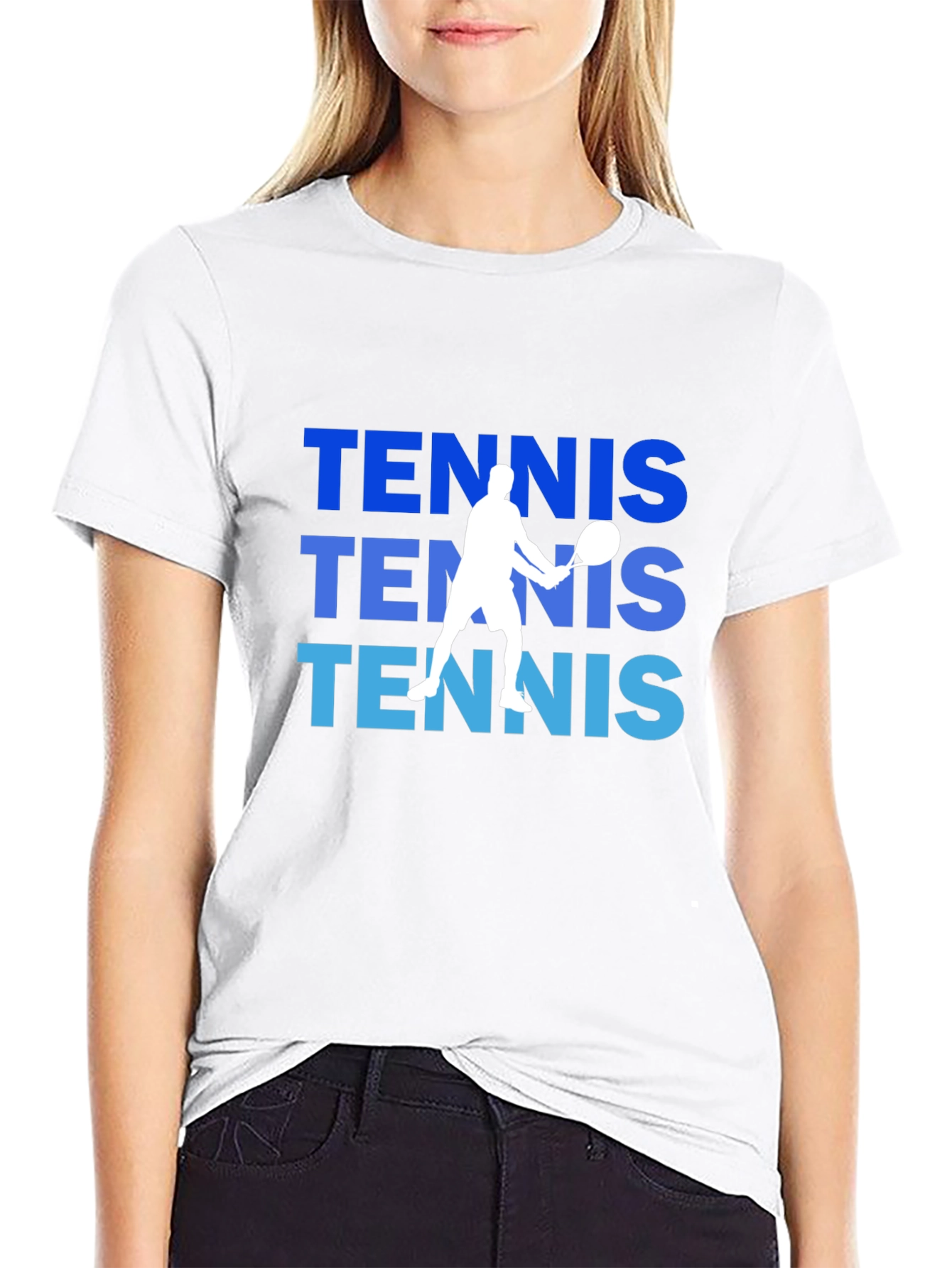 Tennis Player Graphic T-Shirt