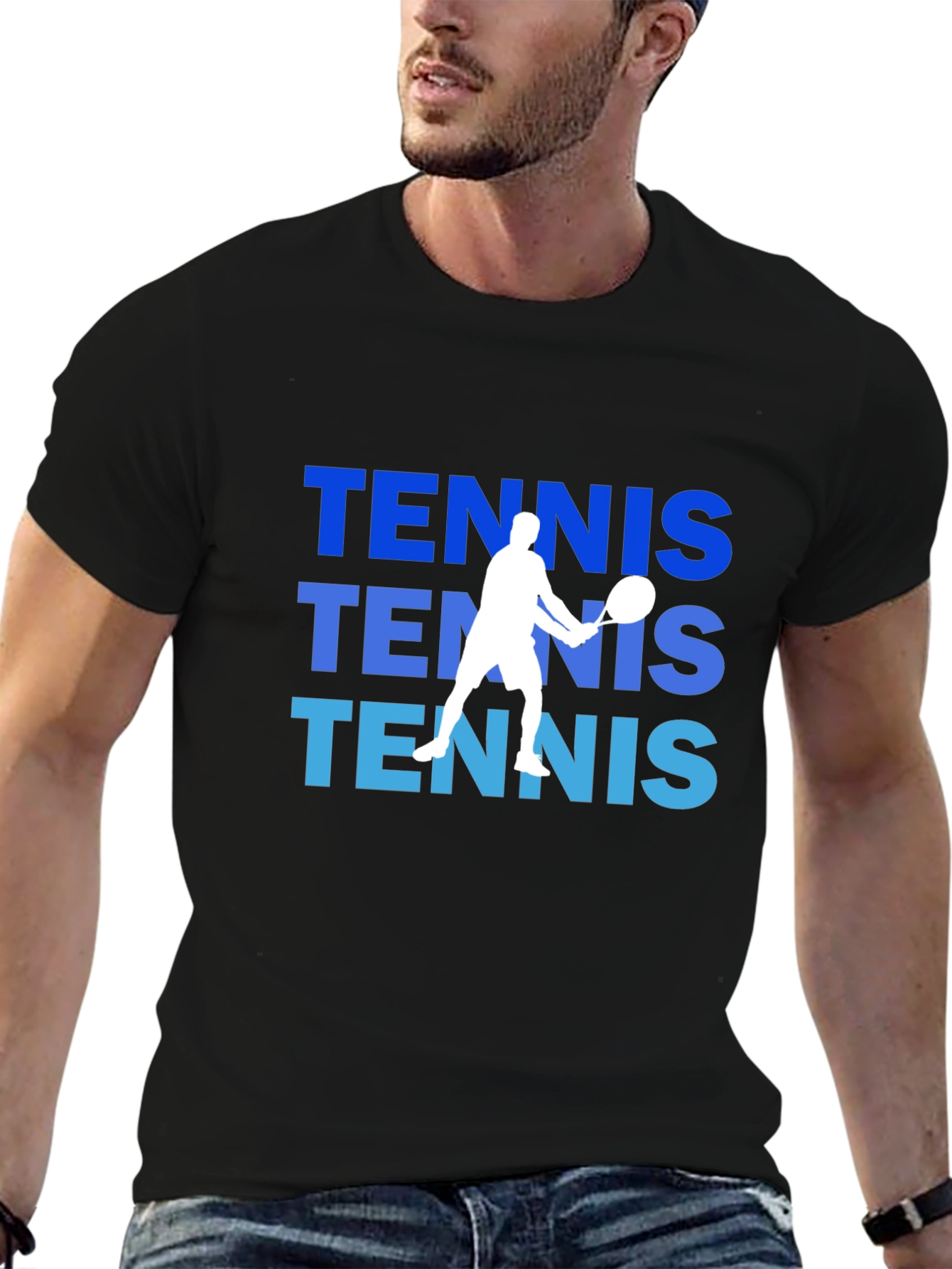 Tennis Player Graphic T-Shirt
