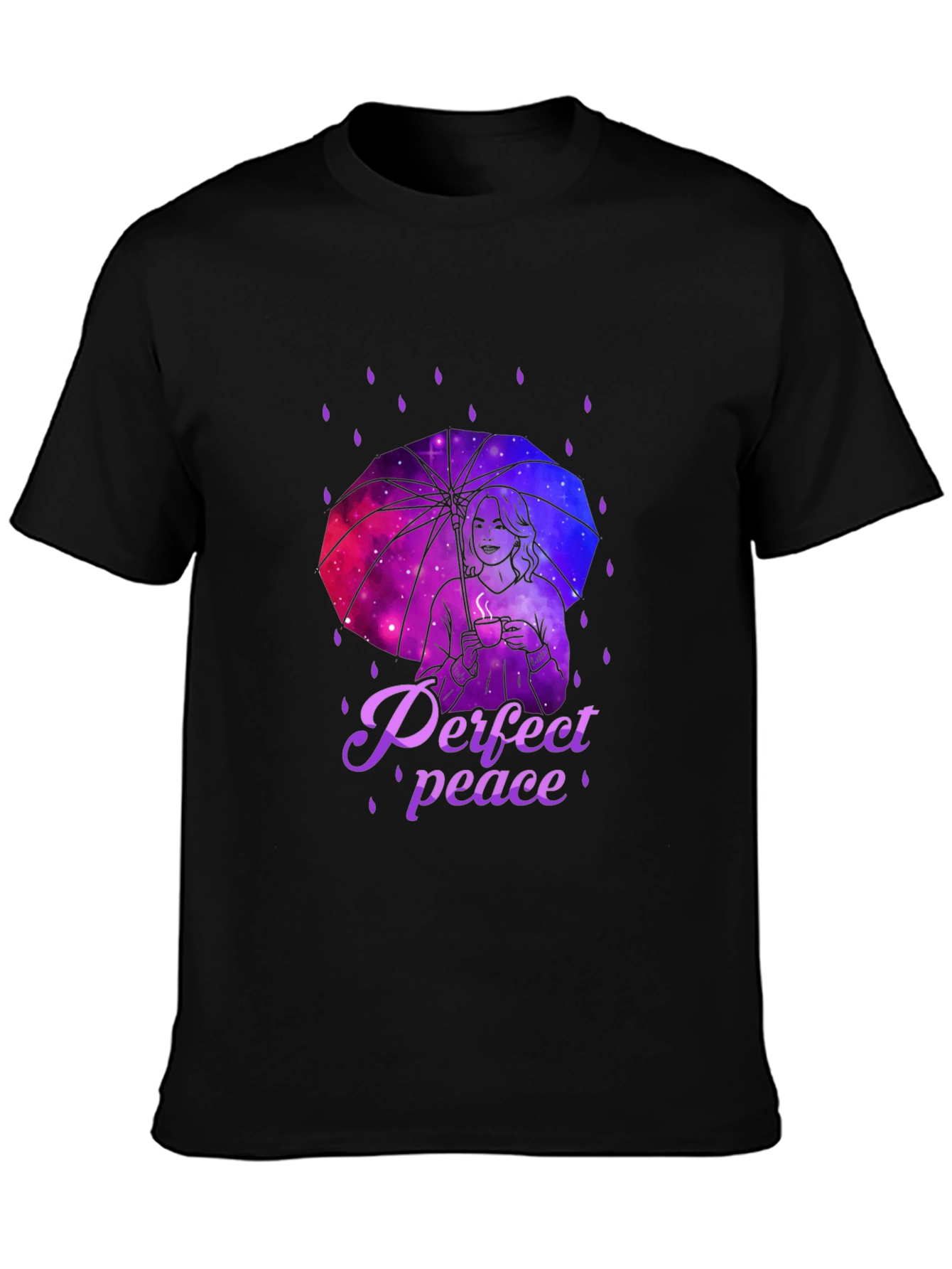 Perfect Peace Galaxy Umbrella T-Shirt