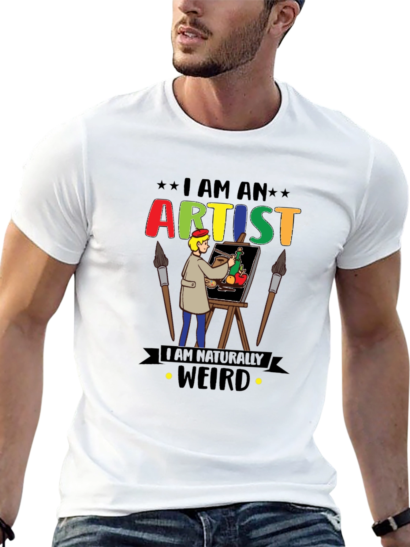 I Am An Artist Weird T-Shirt Graphic Novelty