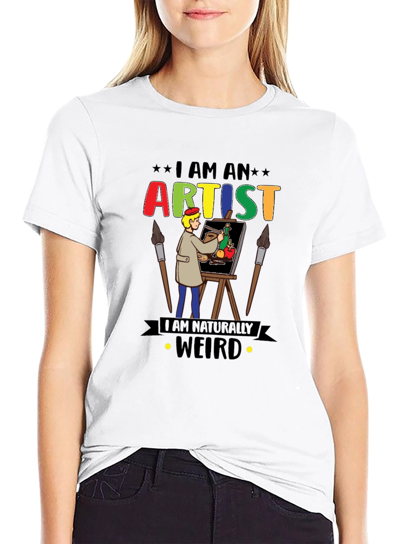 I Am An Artist Weird T-Shirt Graphic Novelty