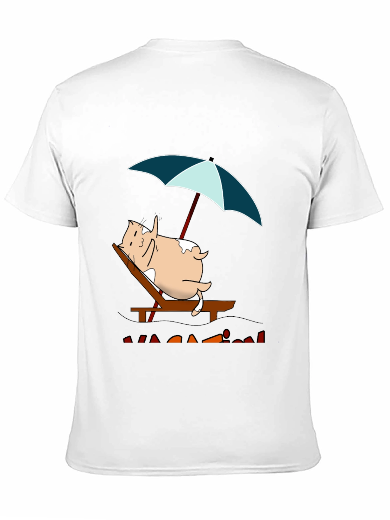 Relaxed Cat Vacation T-Shirt