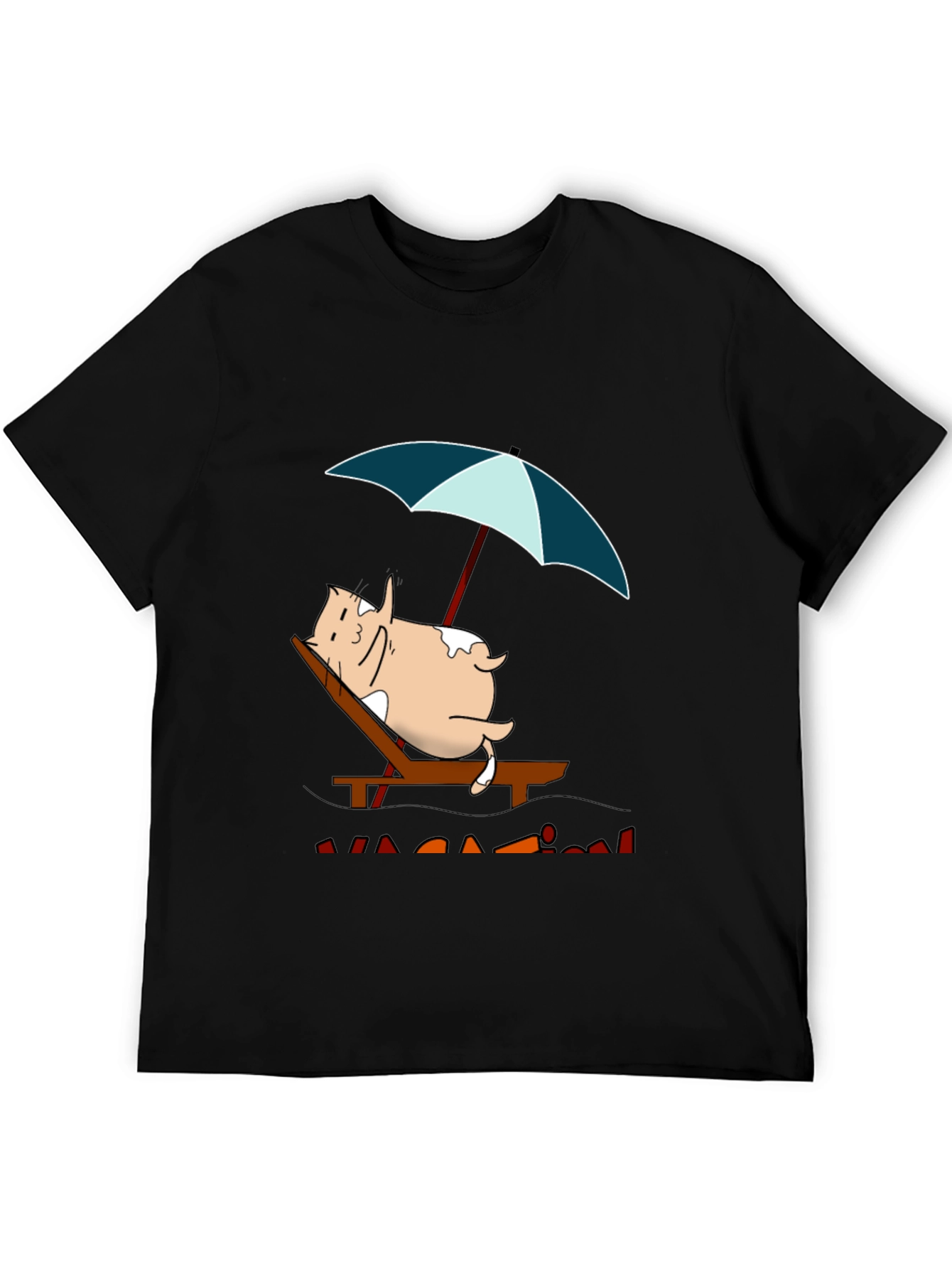 Relaxed Cat Vacation T-Shirt