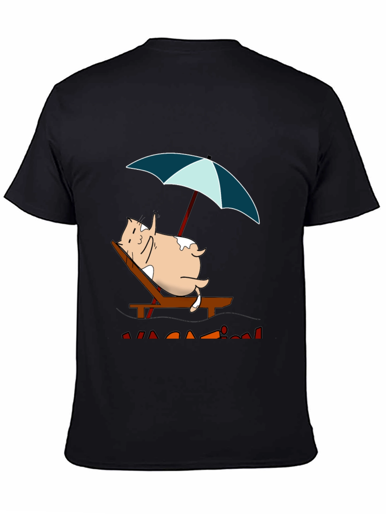 Relaxed Cat Vacation T-Shirt