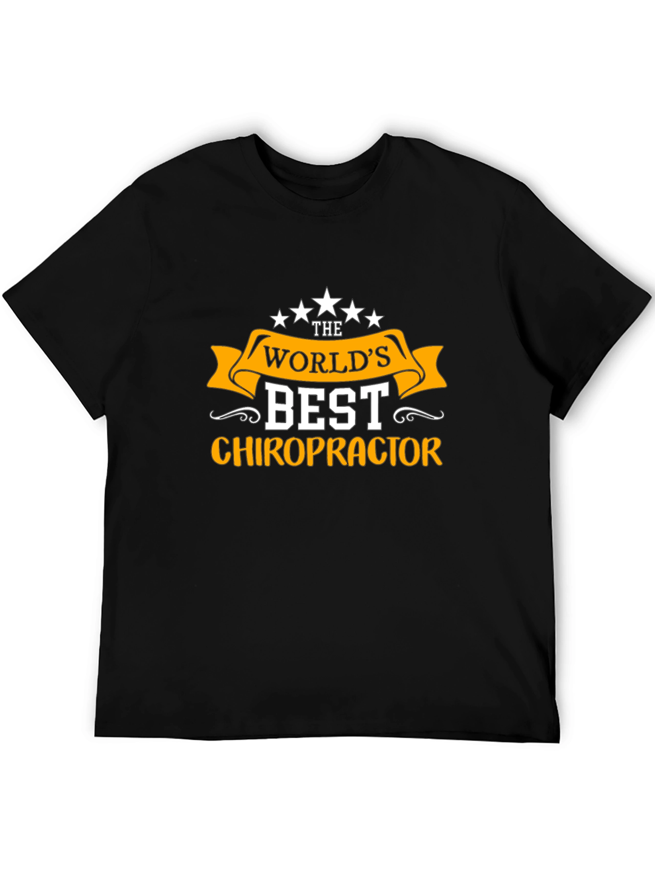 Worlds Best Chiropractor Black T-Shirt