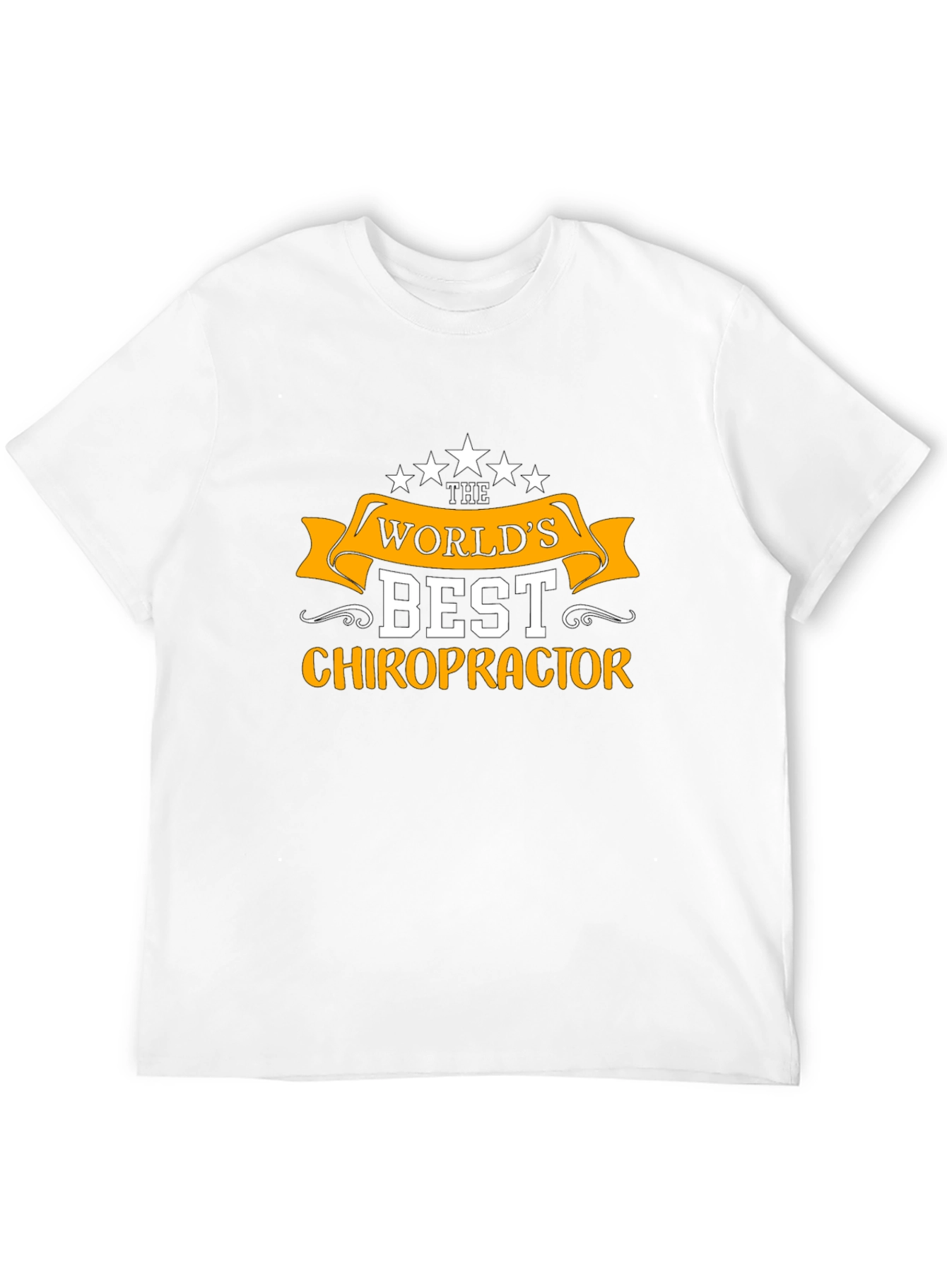 Worlds Best Chiropractor Black T-Shirt