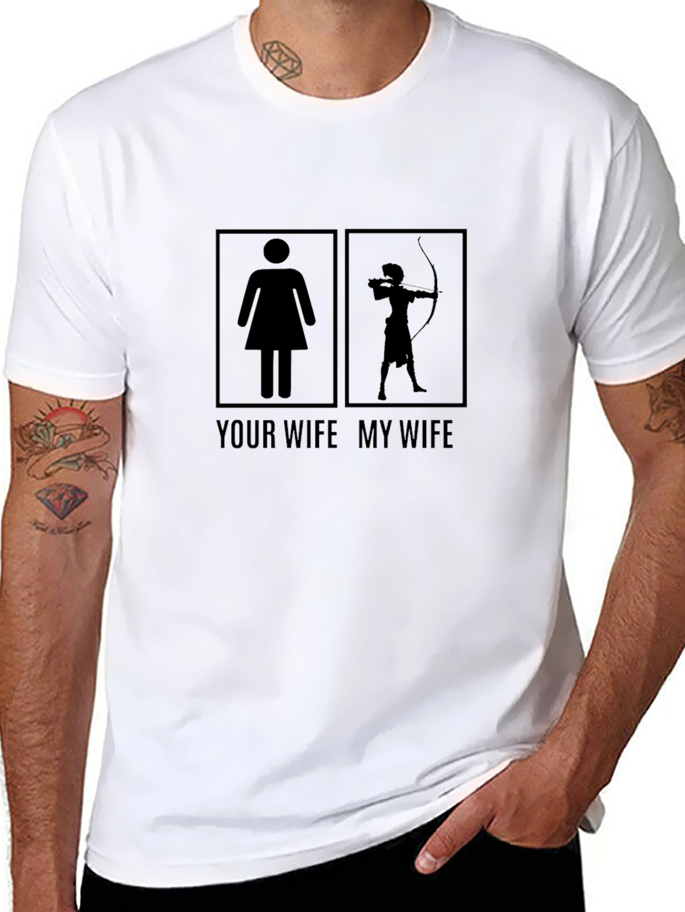 Funny Your Wife My Wife Archer T-Shirt