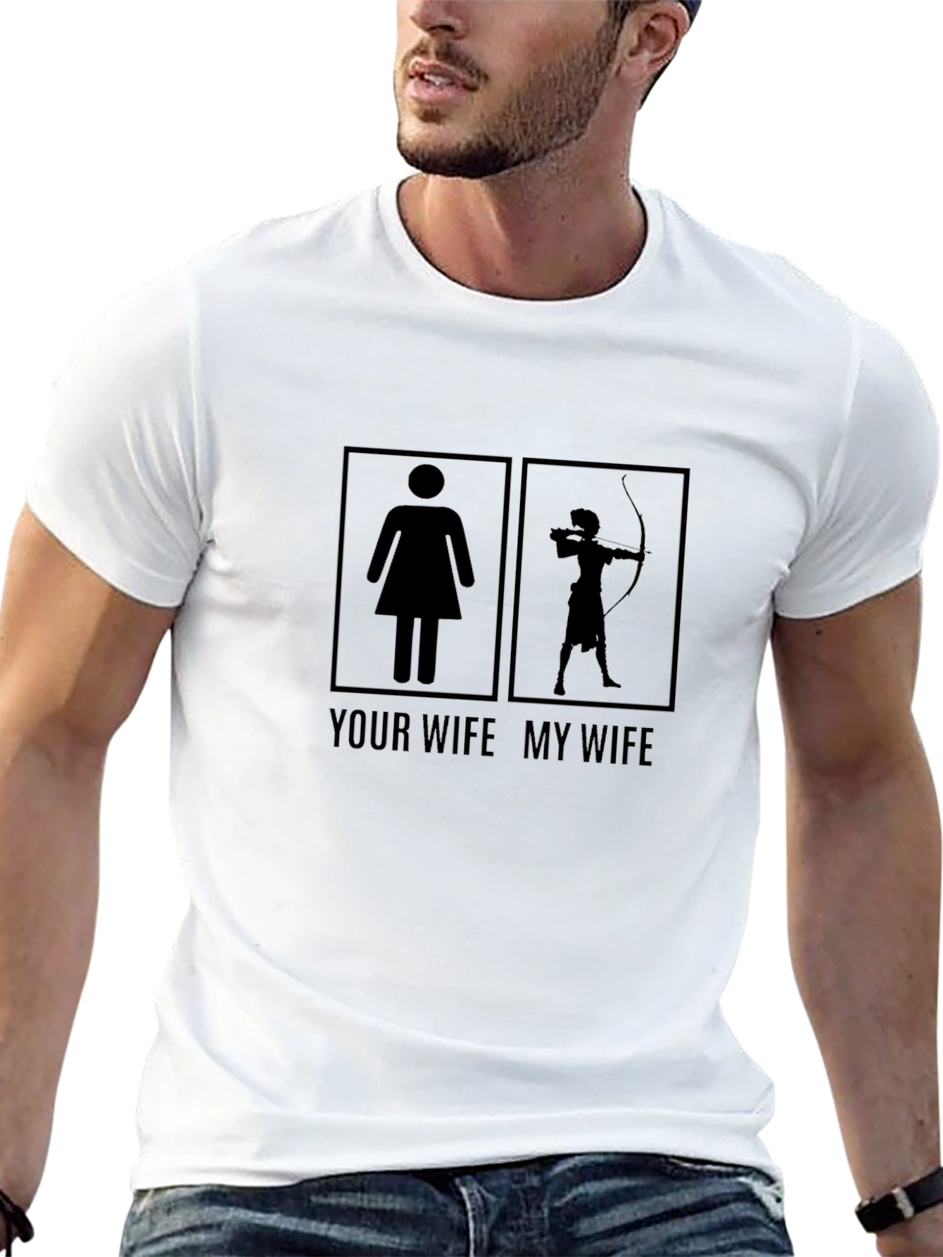 Funny Your Wife My Wife Archer T-Shirt