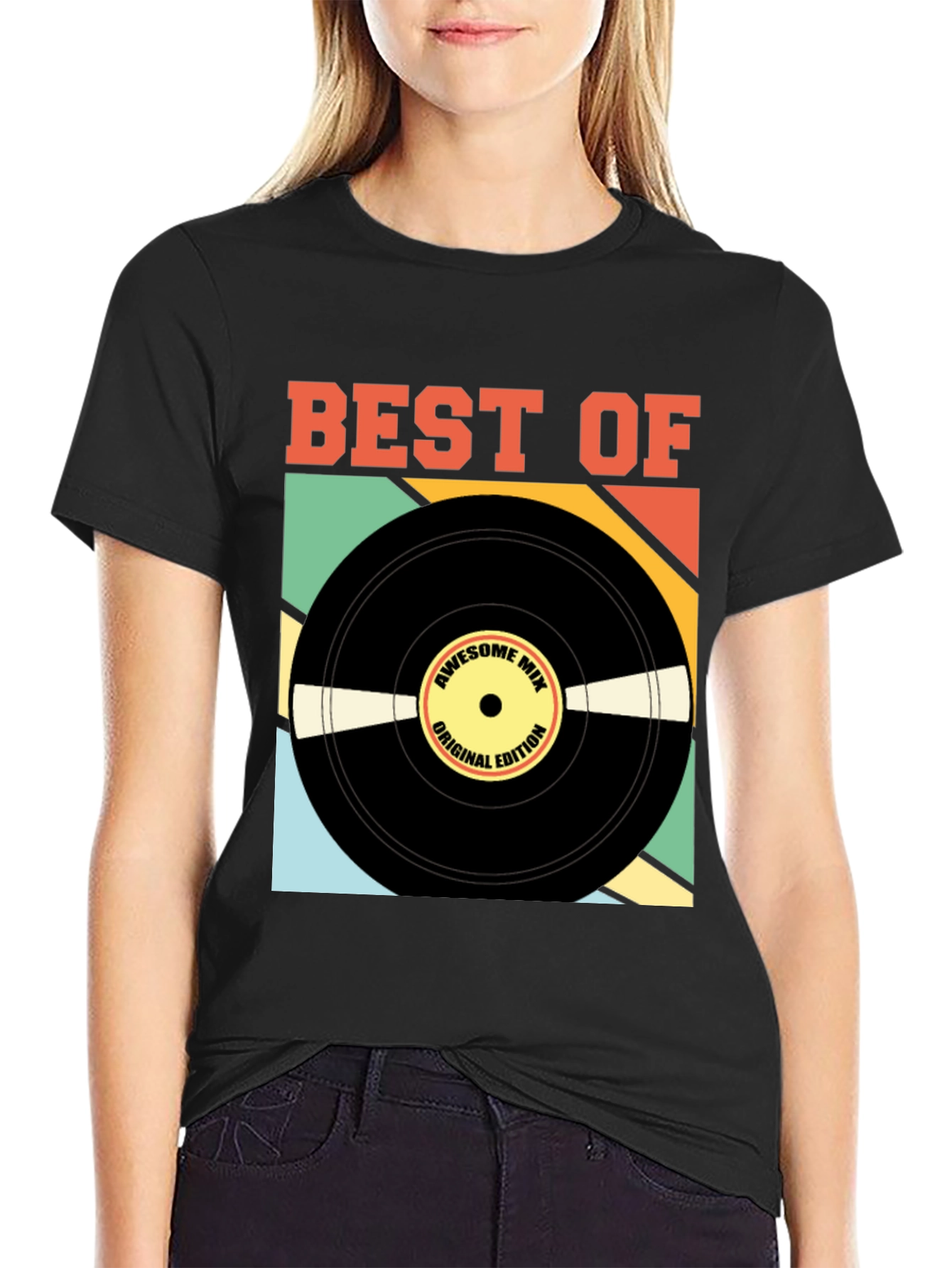 Best Of Awesome Mix Record T-Shirt