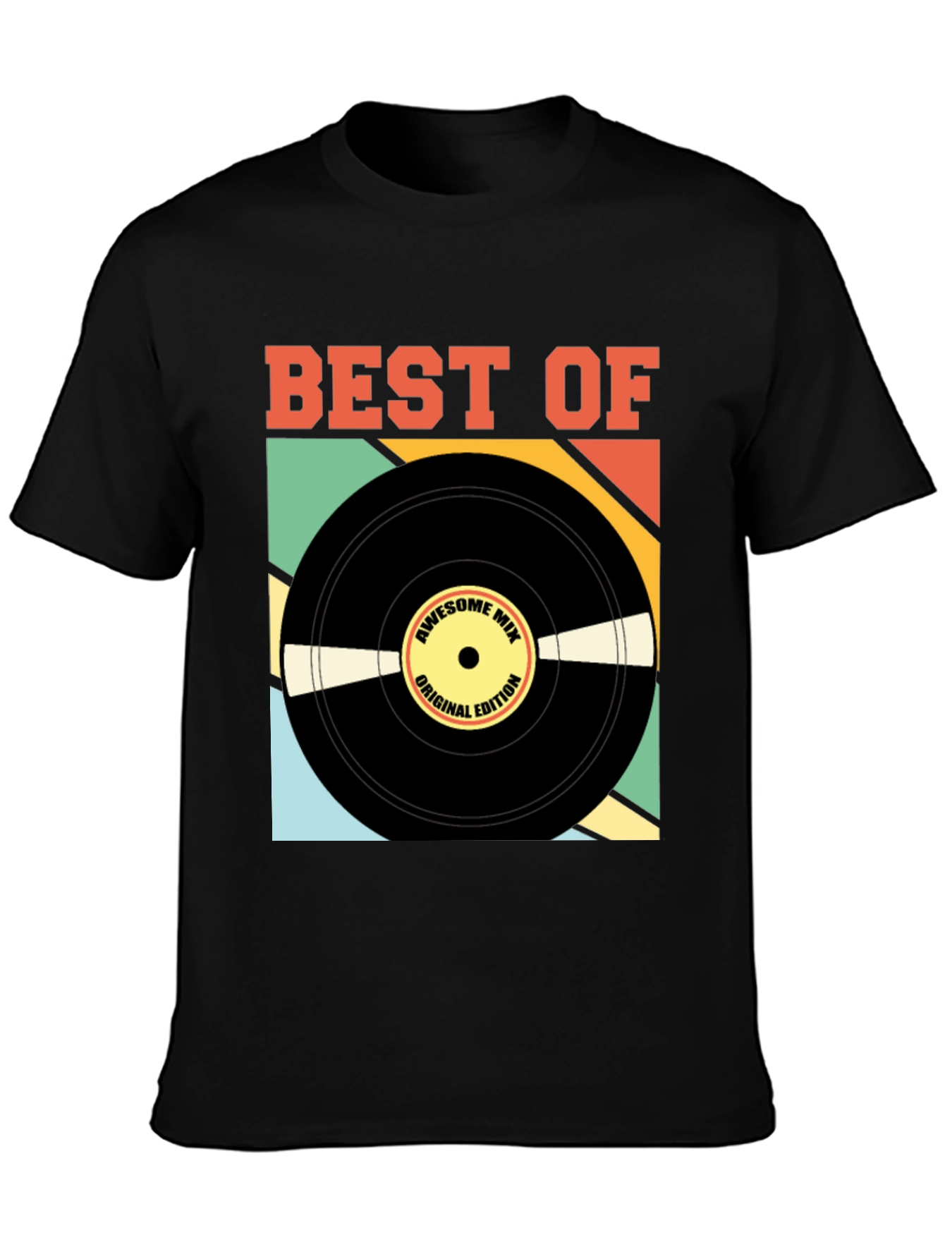 Best Of Awesome Mix Record T-Shirt