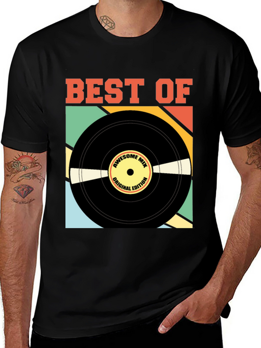Best Of Awesome Mix Record T-Shirt