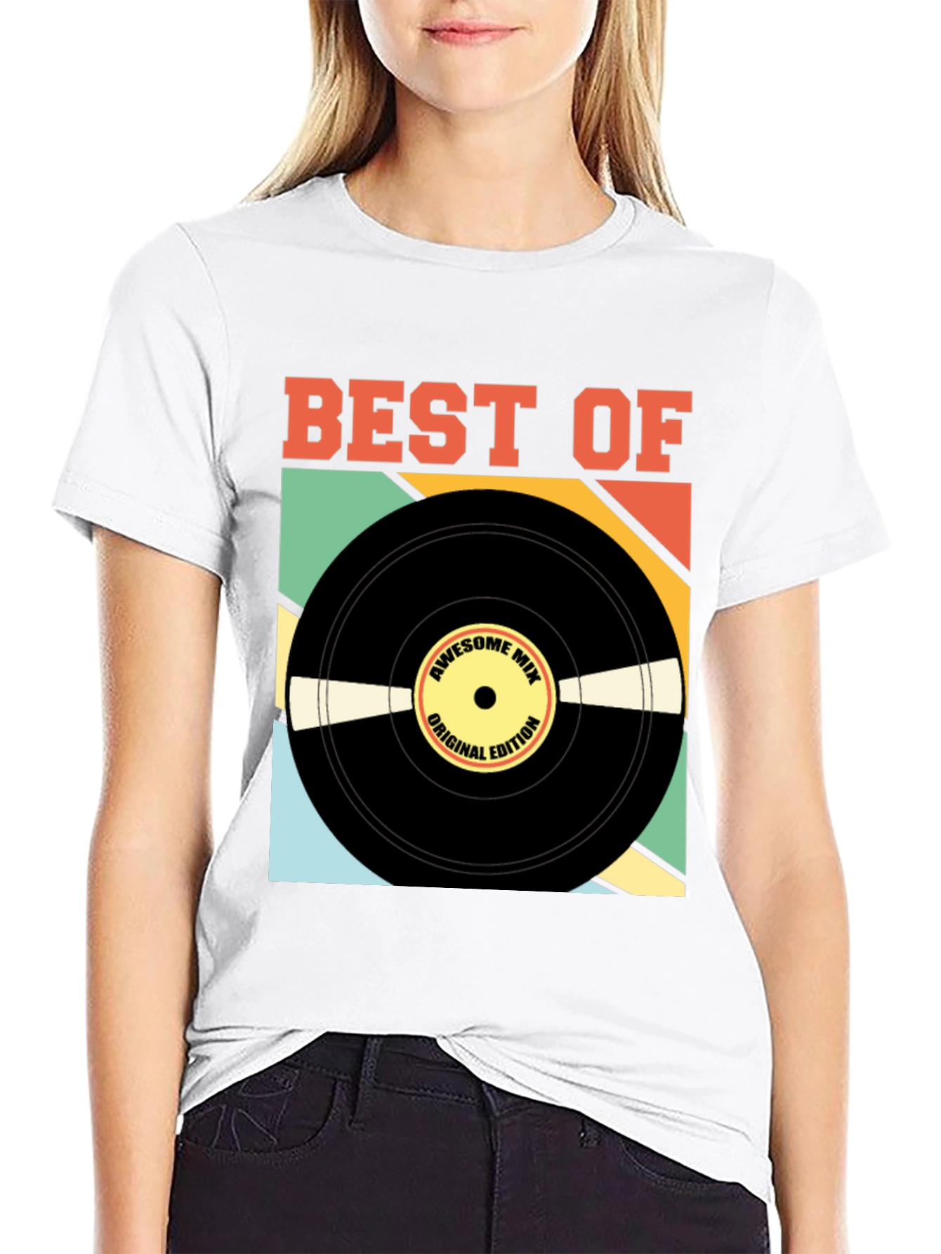 Best Of Awesome Mix Record T-Shirt