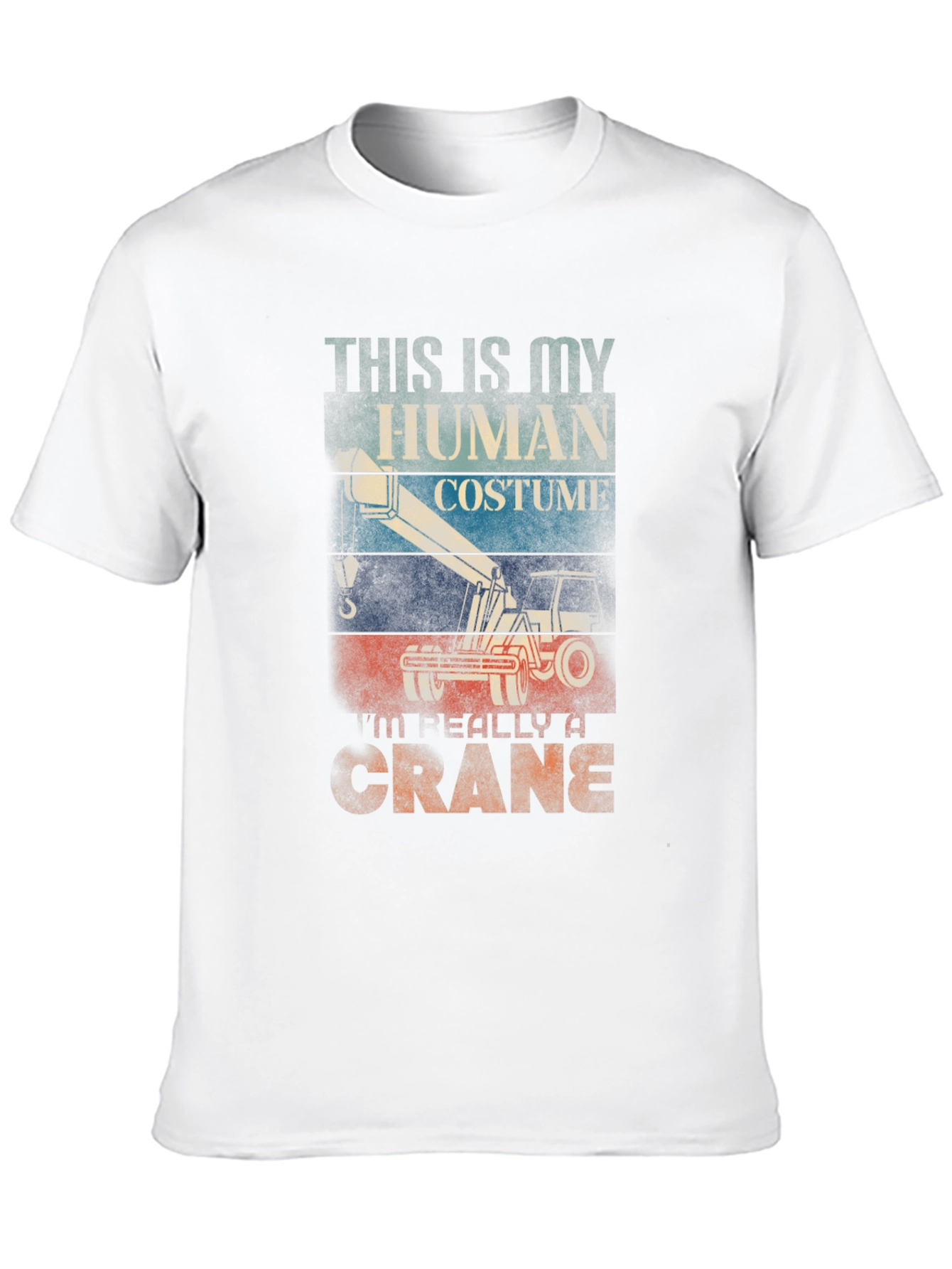 This is My Human Costume Crane T-Shirt