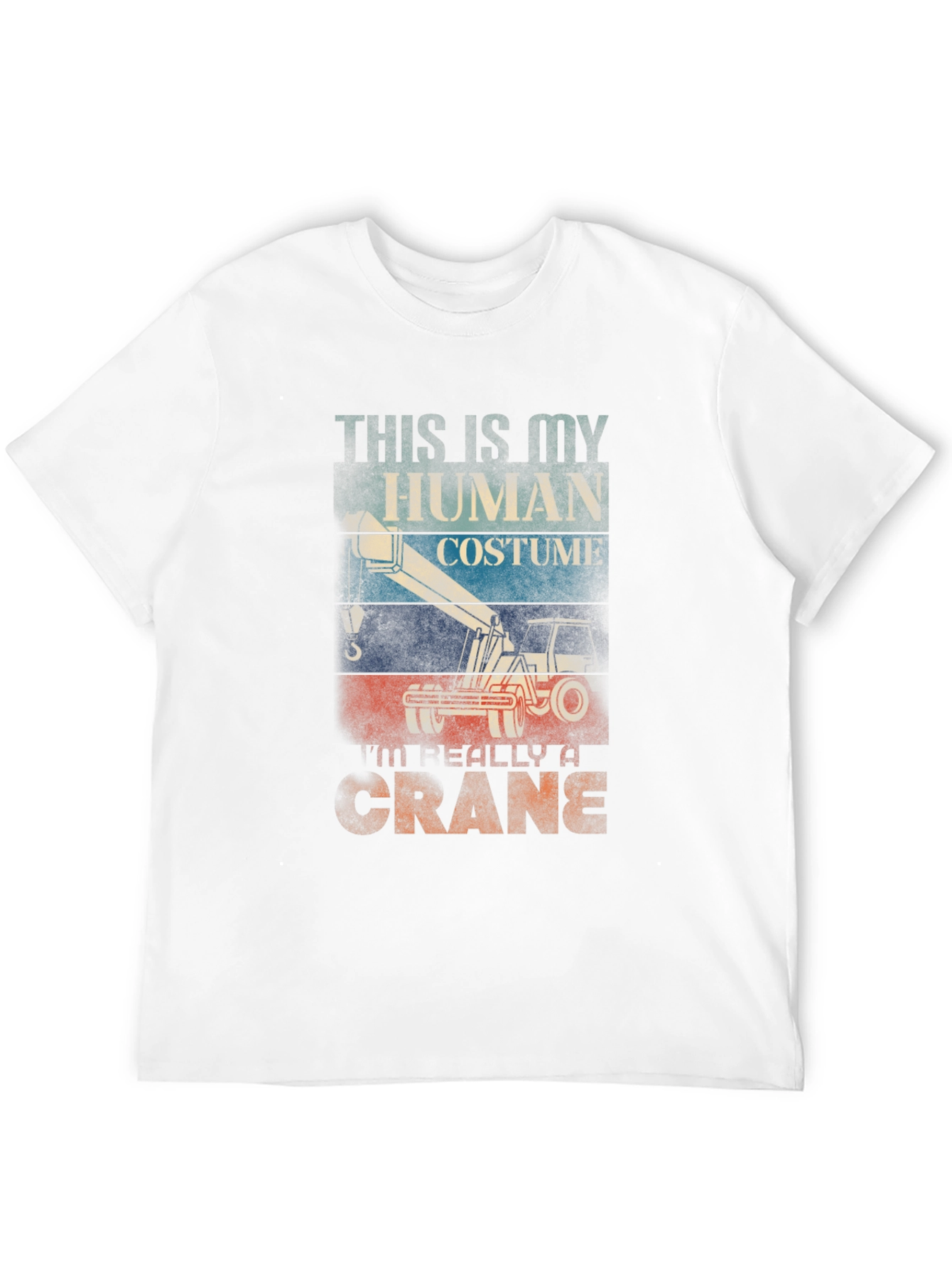 This is My Human Costume Crane T-Shirt