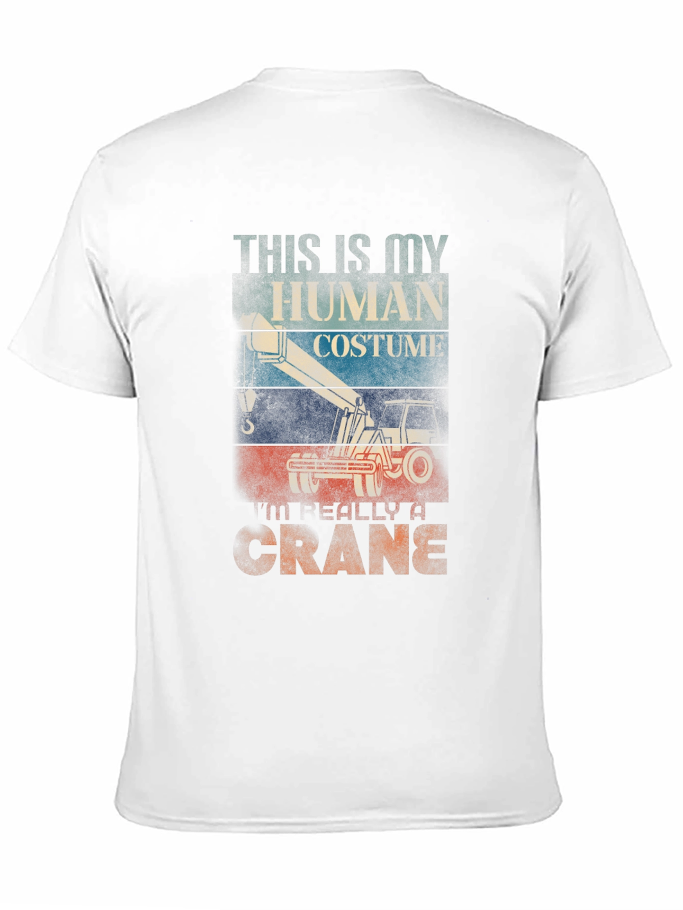 This is My Human Costume Crane T-Shirt