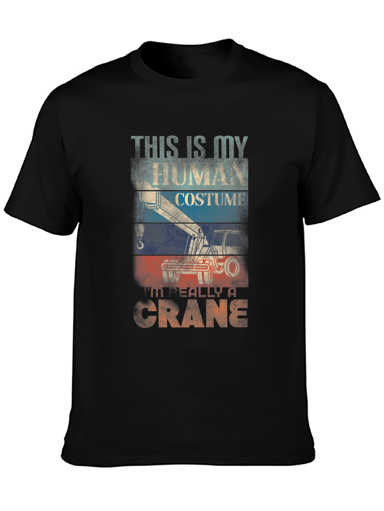 This is My Human Costume Crane T-Shirt