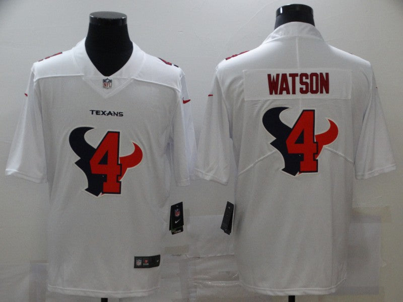 Men's Houston Texans Deshaun Watson #4 White Player Game Jerseys