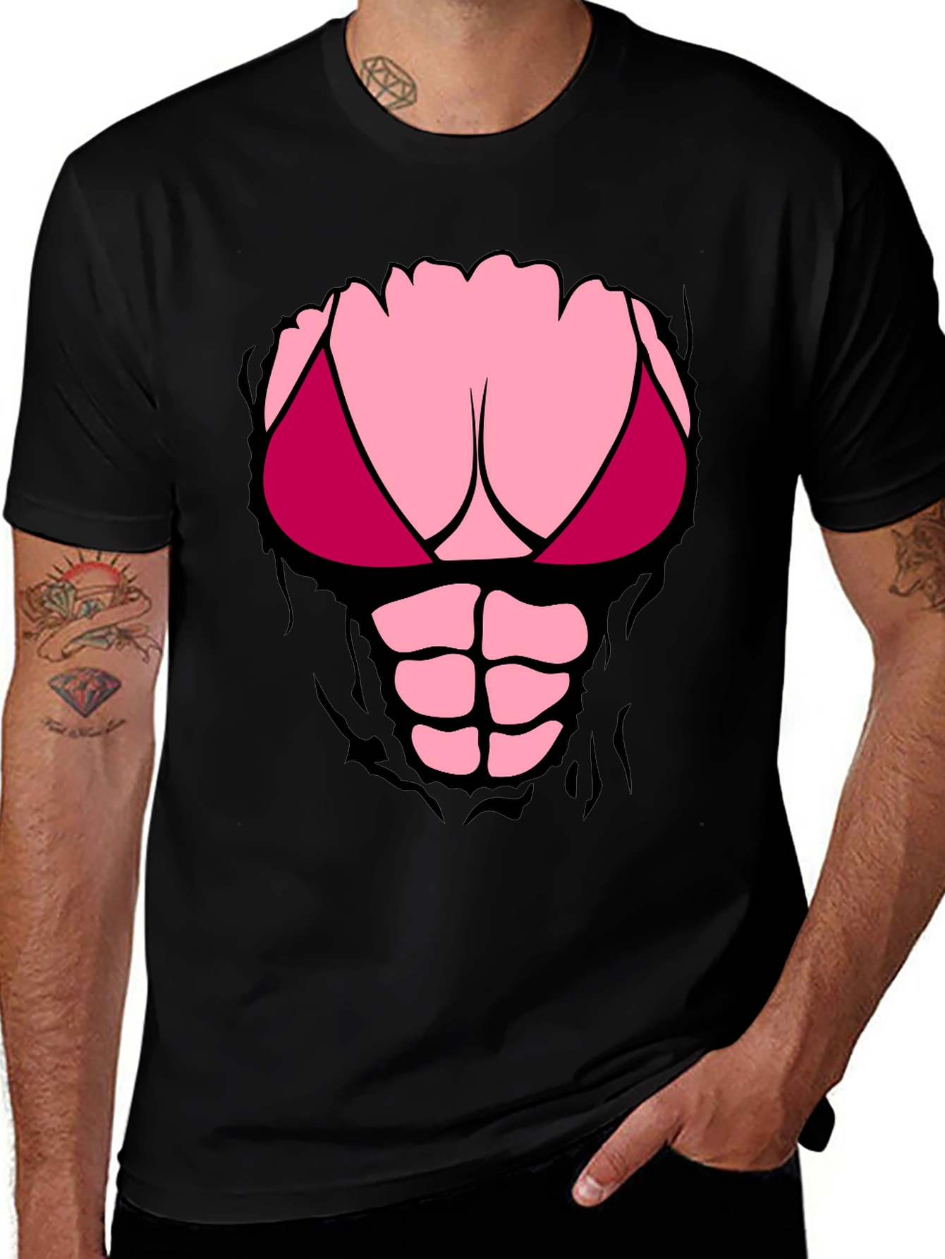 Funny Ripped Bod T-Shirt