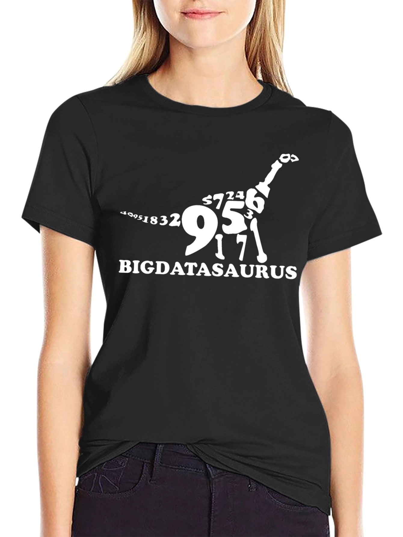 BigDataSaurus Graphic T-Shirt - Black