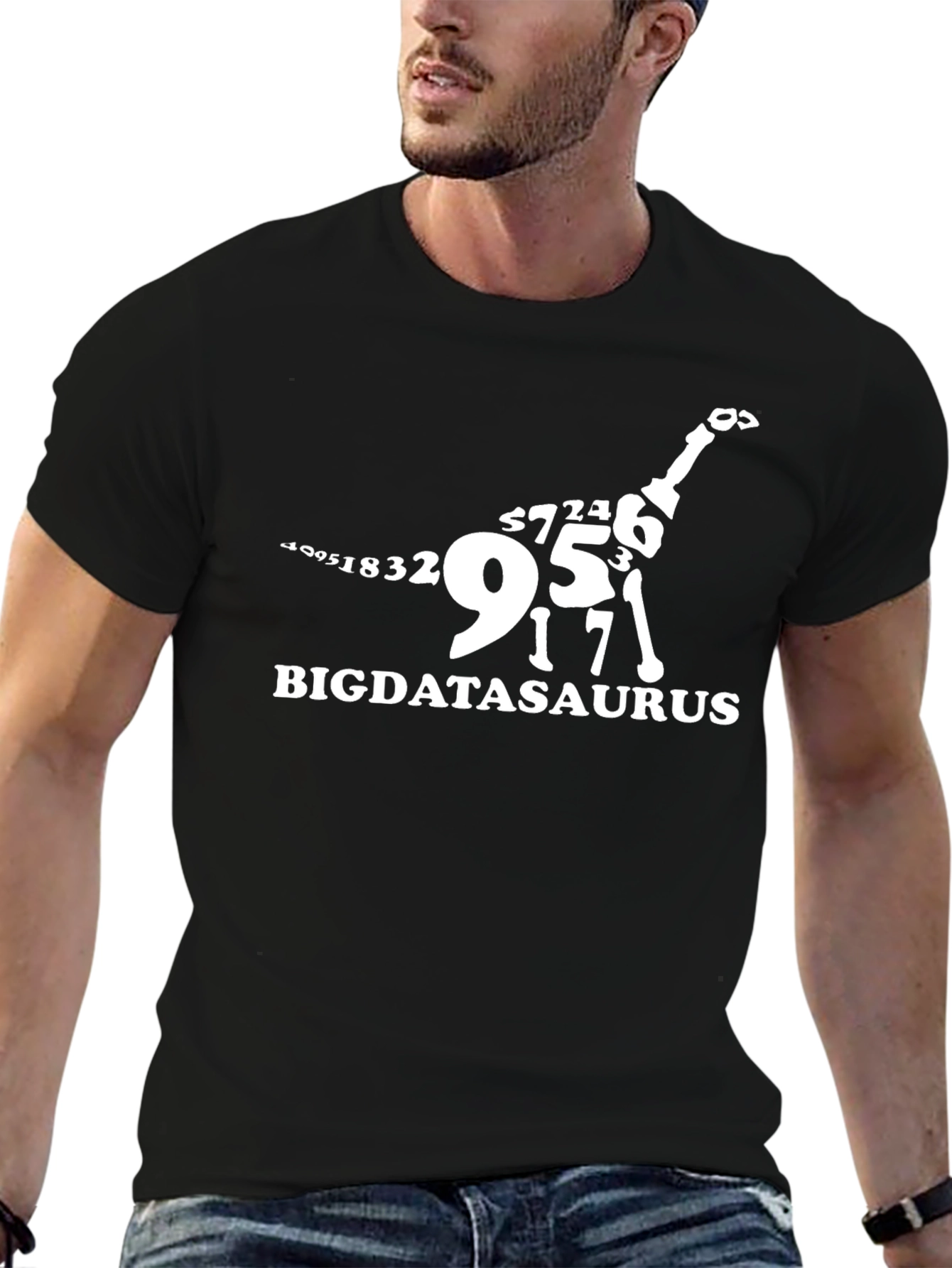 BigDataSaurus Graphic T-Shirt - Black