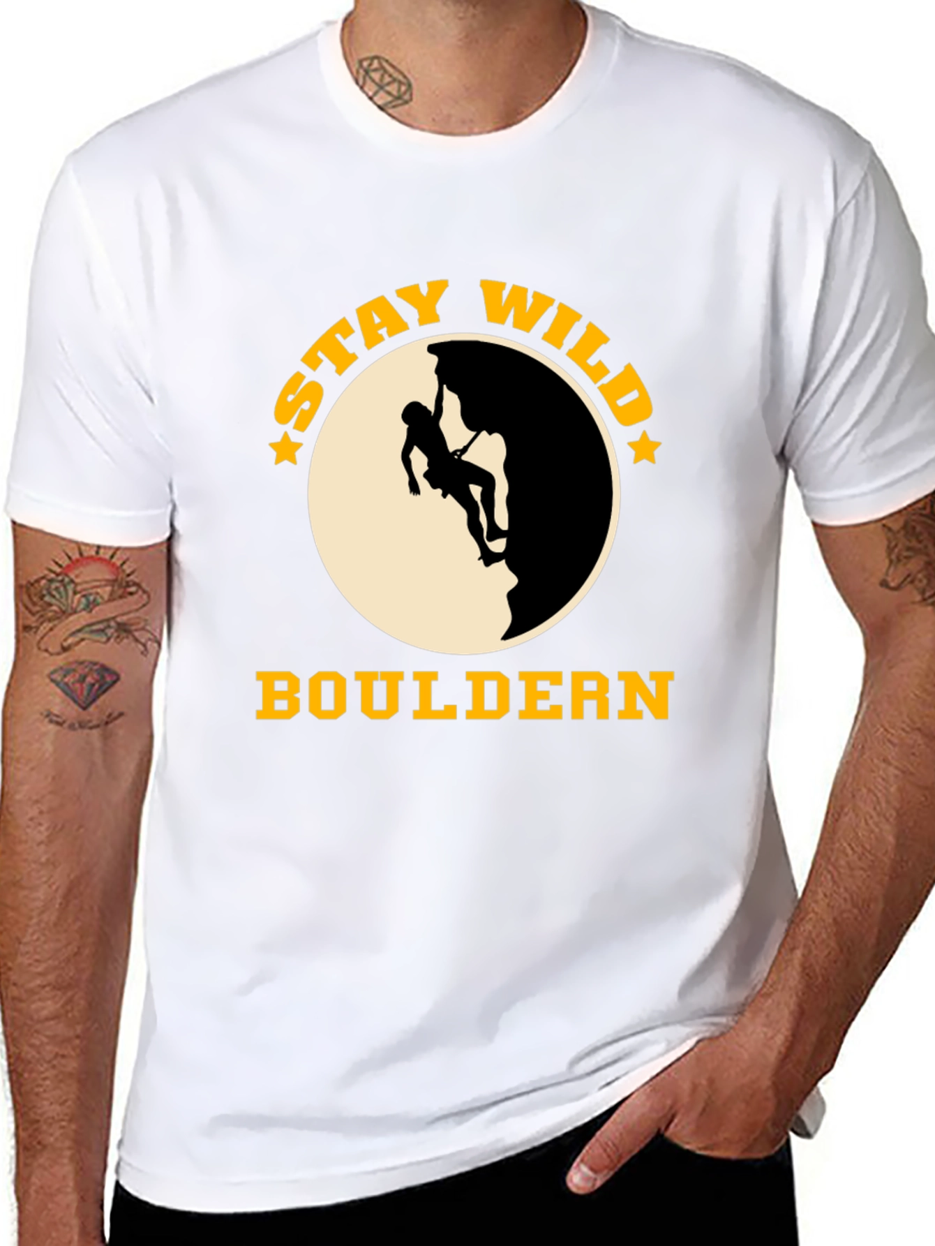Stay Wild Boulder Climber T-Shirt