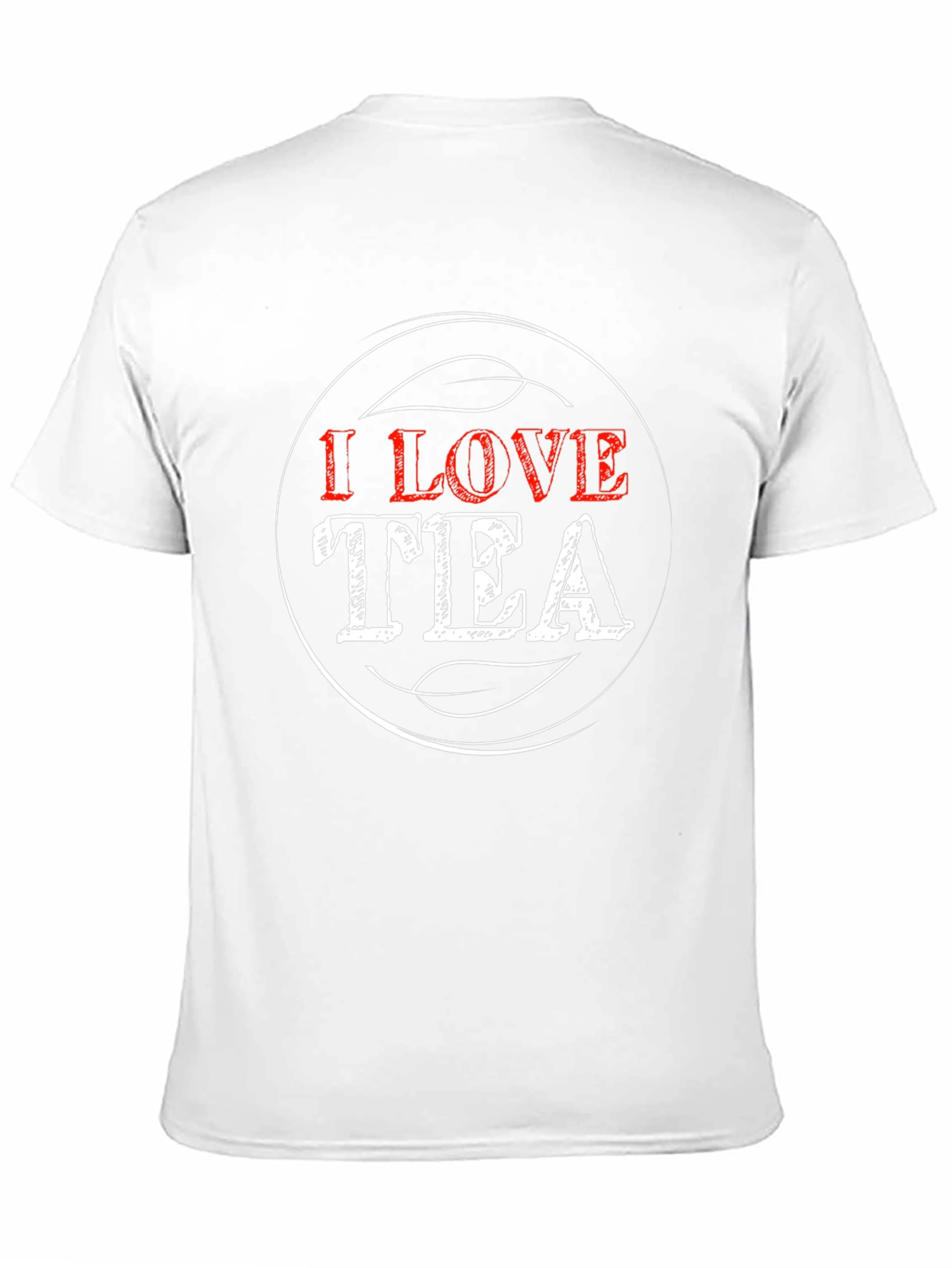 I Love Tea Graphic Tee - Black Cotton T-Shirt