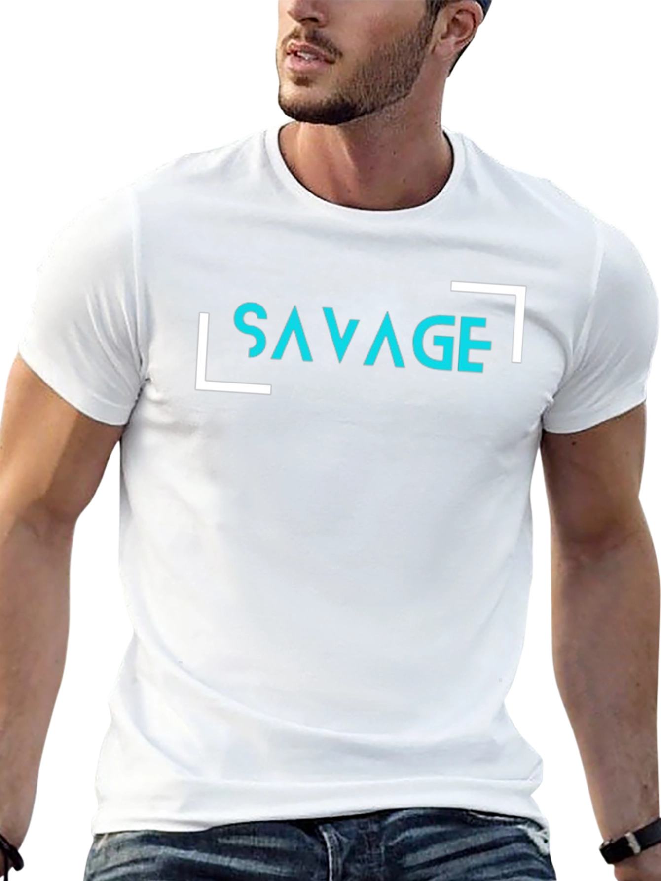 Savage Graphic Tee - Cool Casual Style