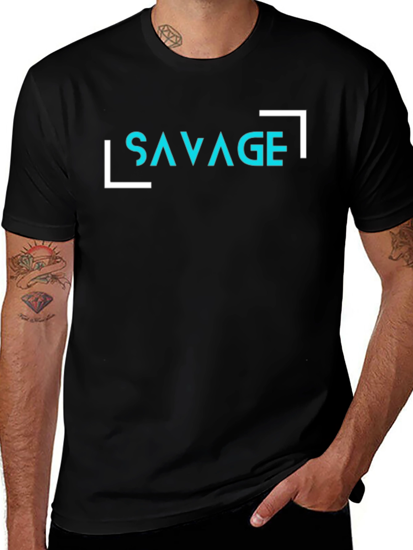 Savage Graphic Tee - Cool Casual Style